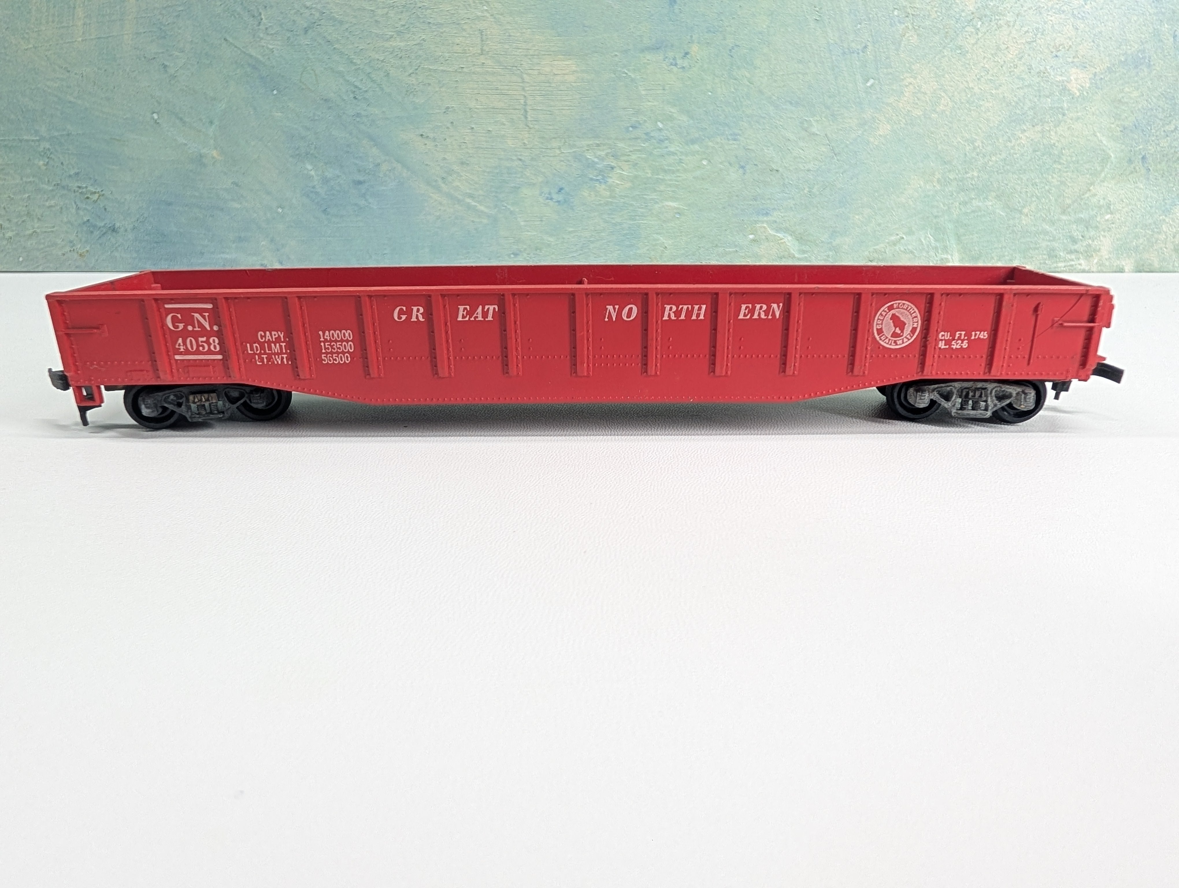 USED REVELL HO Scale 54' Gondola Great Northern GN #4058