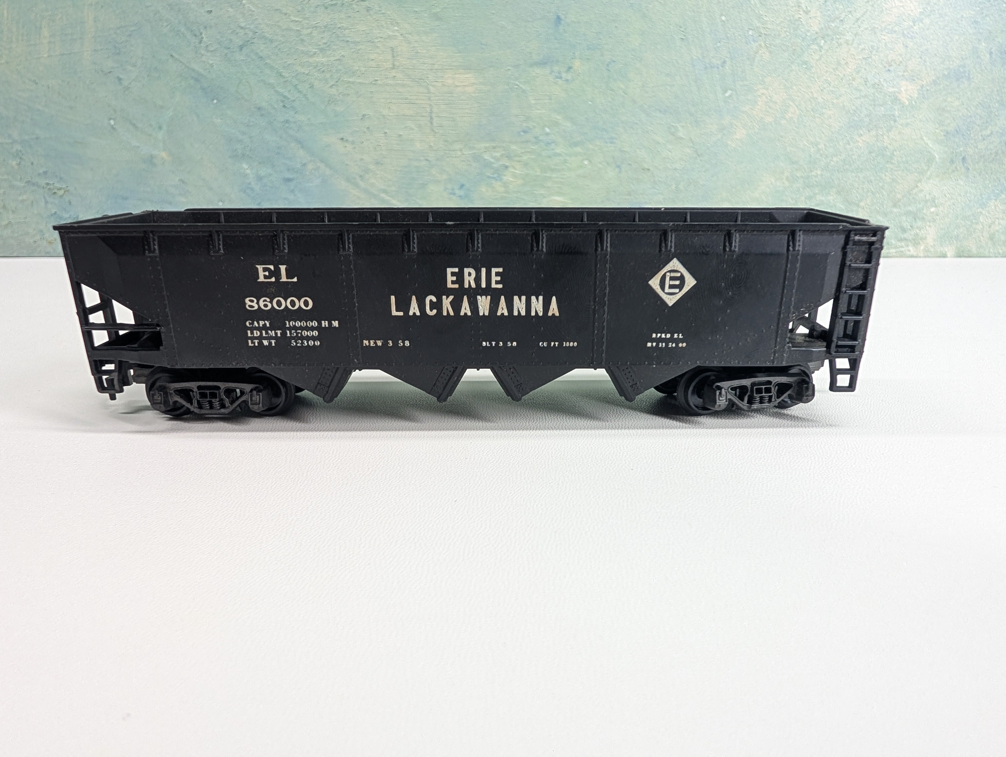 USED AHM HO Scale Quad Hopper Erie Lackawanna EL #86000