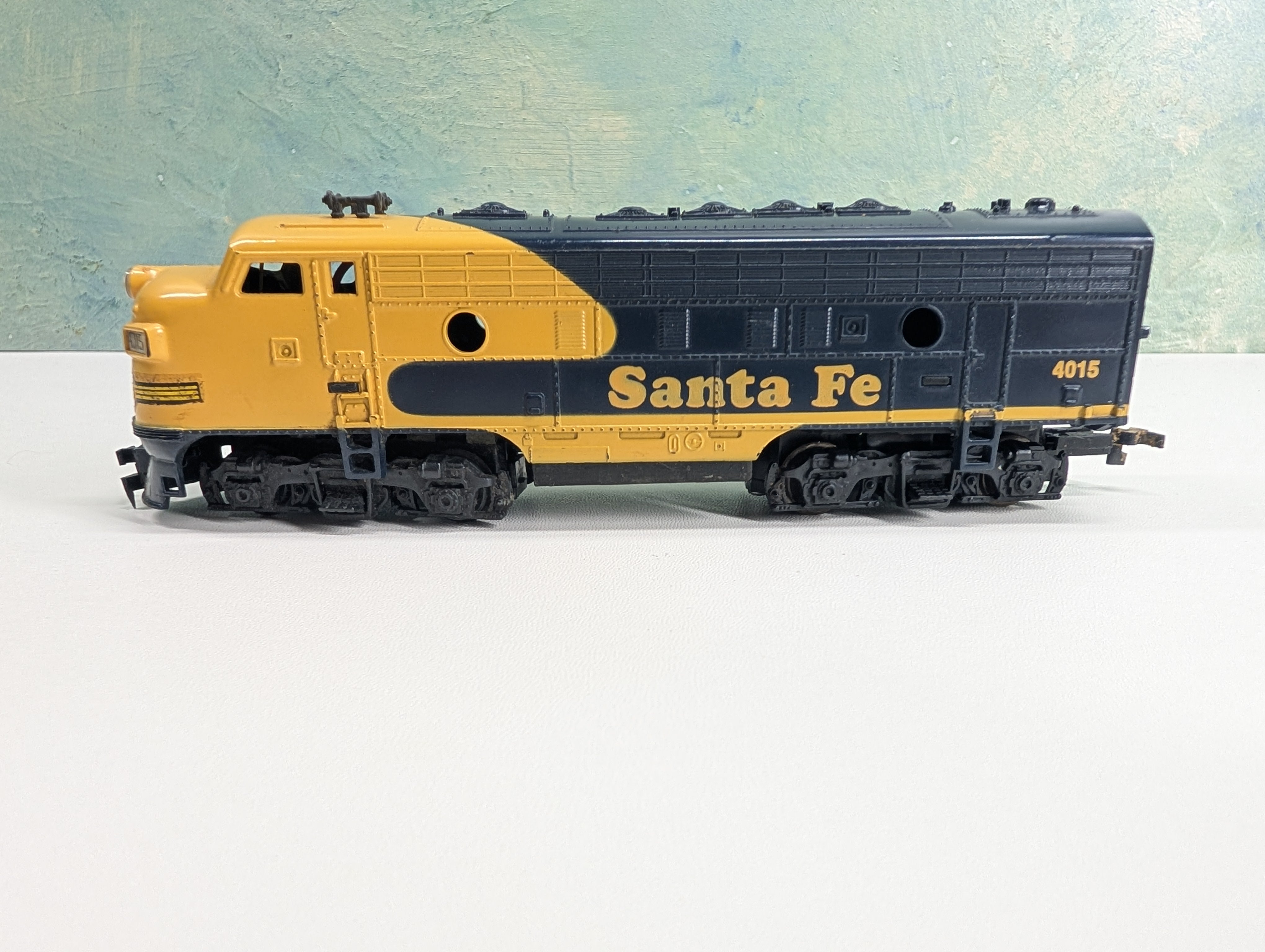 USED Tyco HO Scale A Unit Diesel Locomotive Santa Fe ATSF Tested! DC