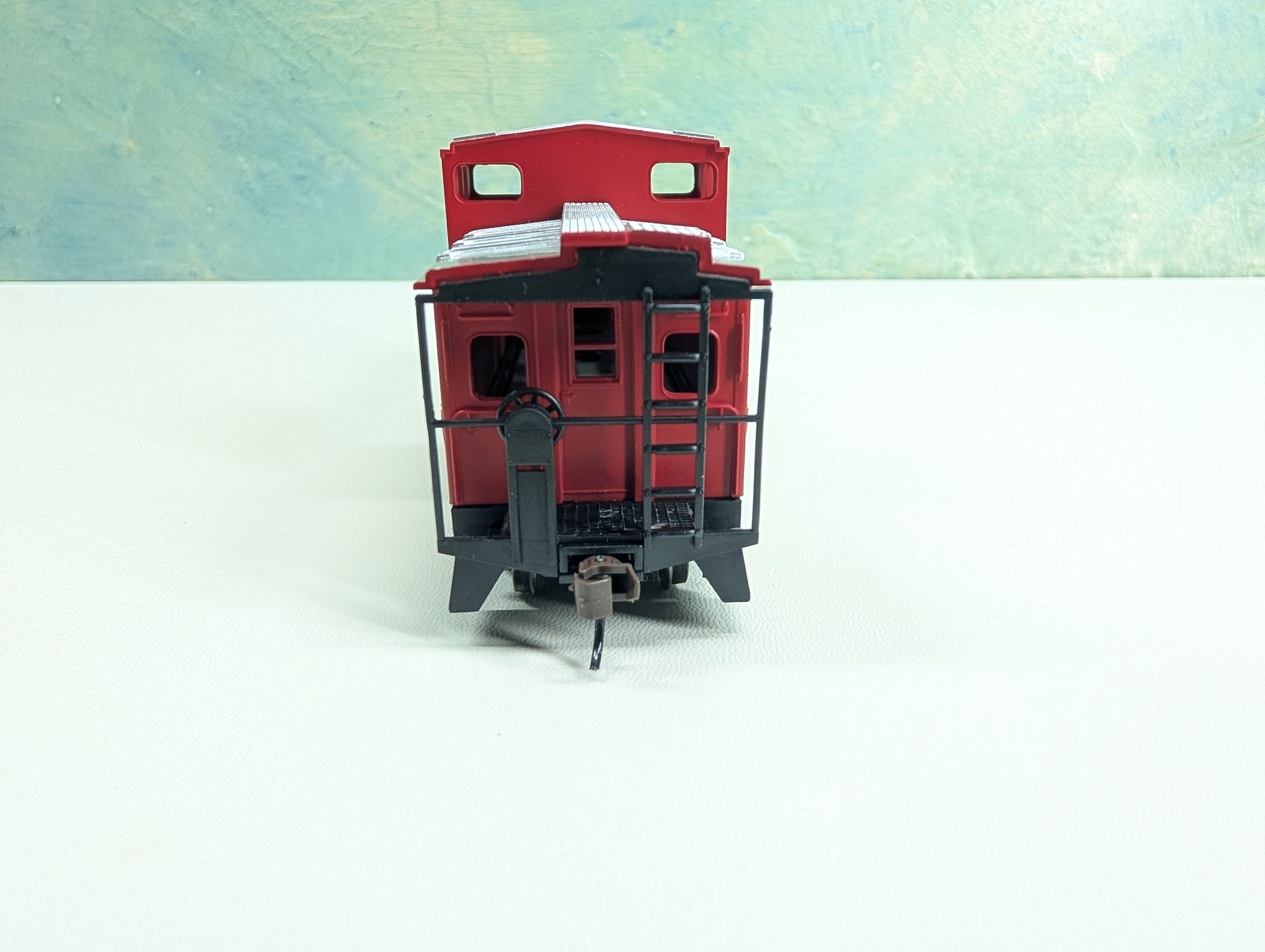 USED Walthers Trainline 931-1503 HO Scale Caboose Santa Fe ATSF #999734 Metal Wheels
