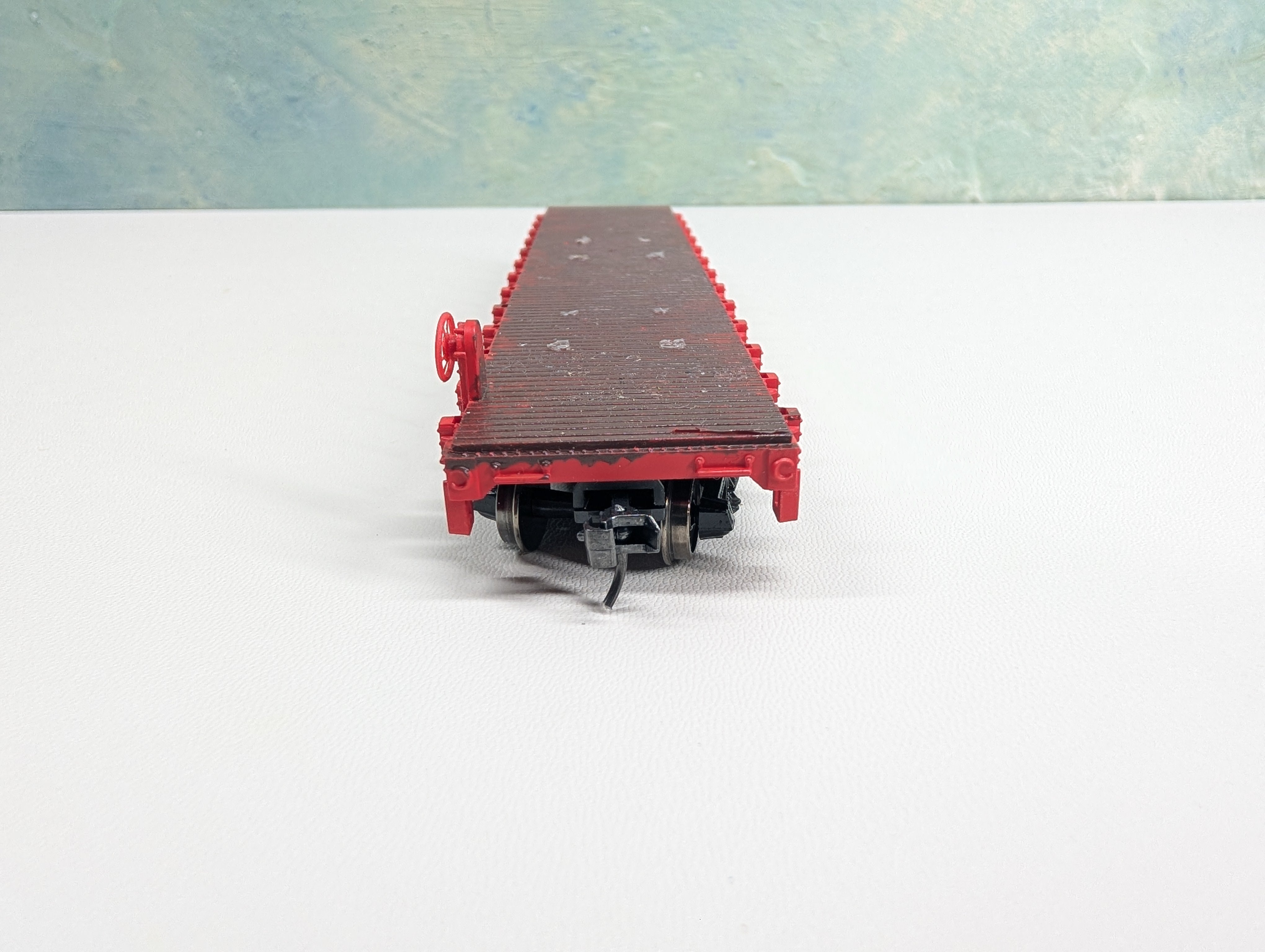 USED Walthers Trainline 931-1460 HO Scale 50' Flat Car CP Rail #303313 Metal Wheels
