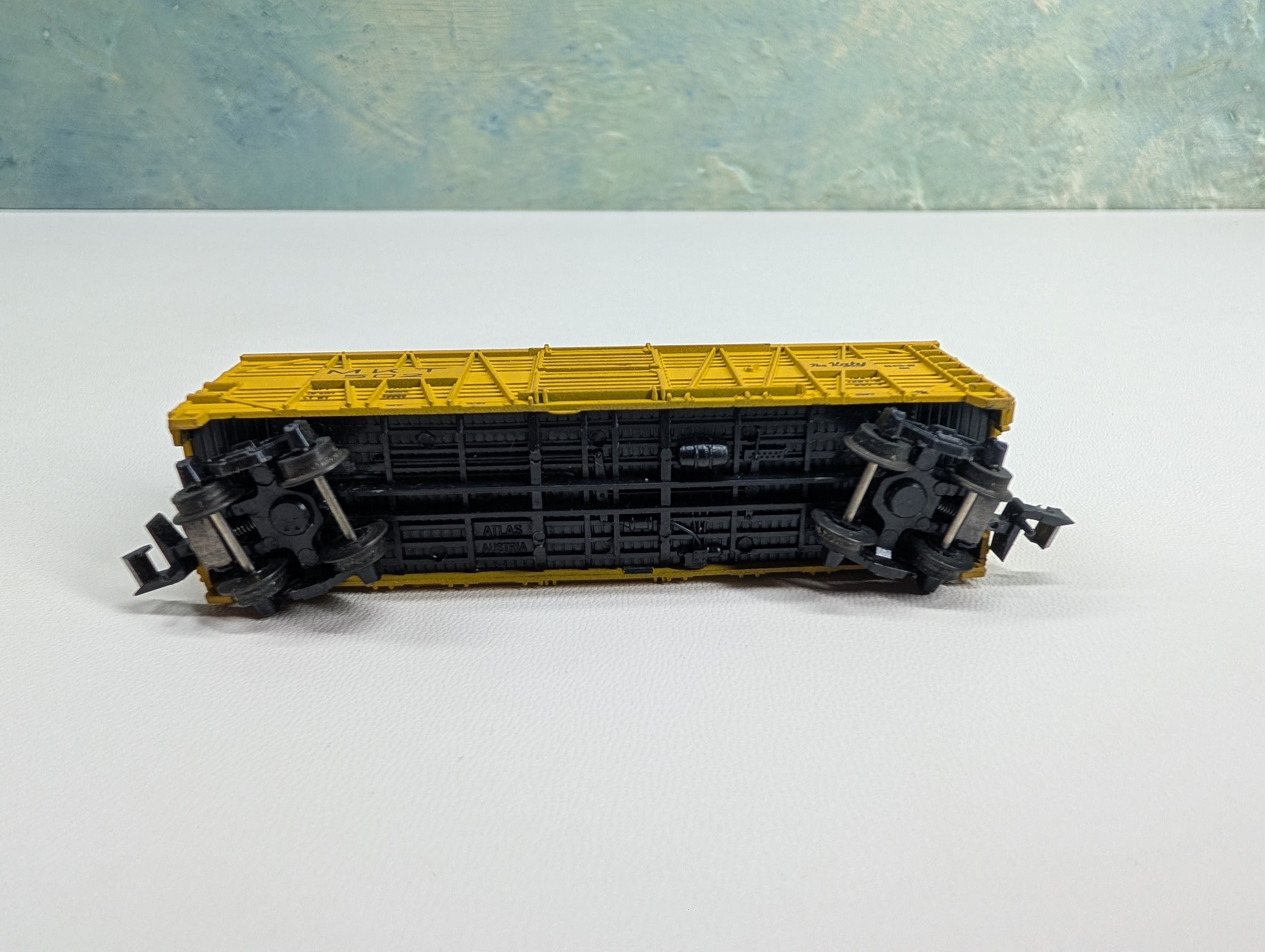 USED Atlas N Scale Cattle Stock Car MKT #205 The Katy