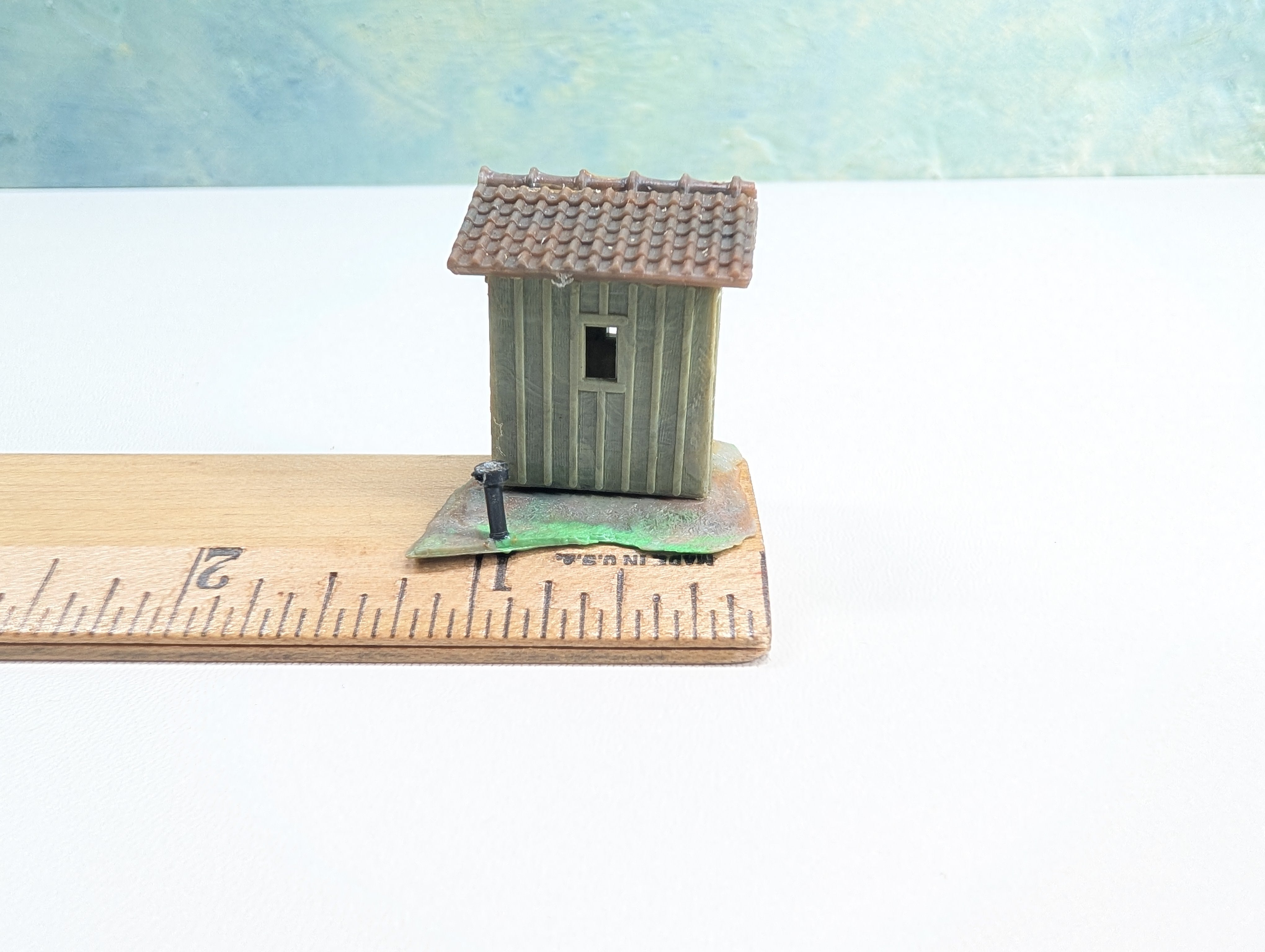 USED Faller 138B HO Scale Trackside Shed