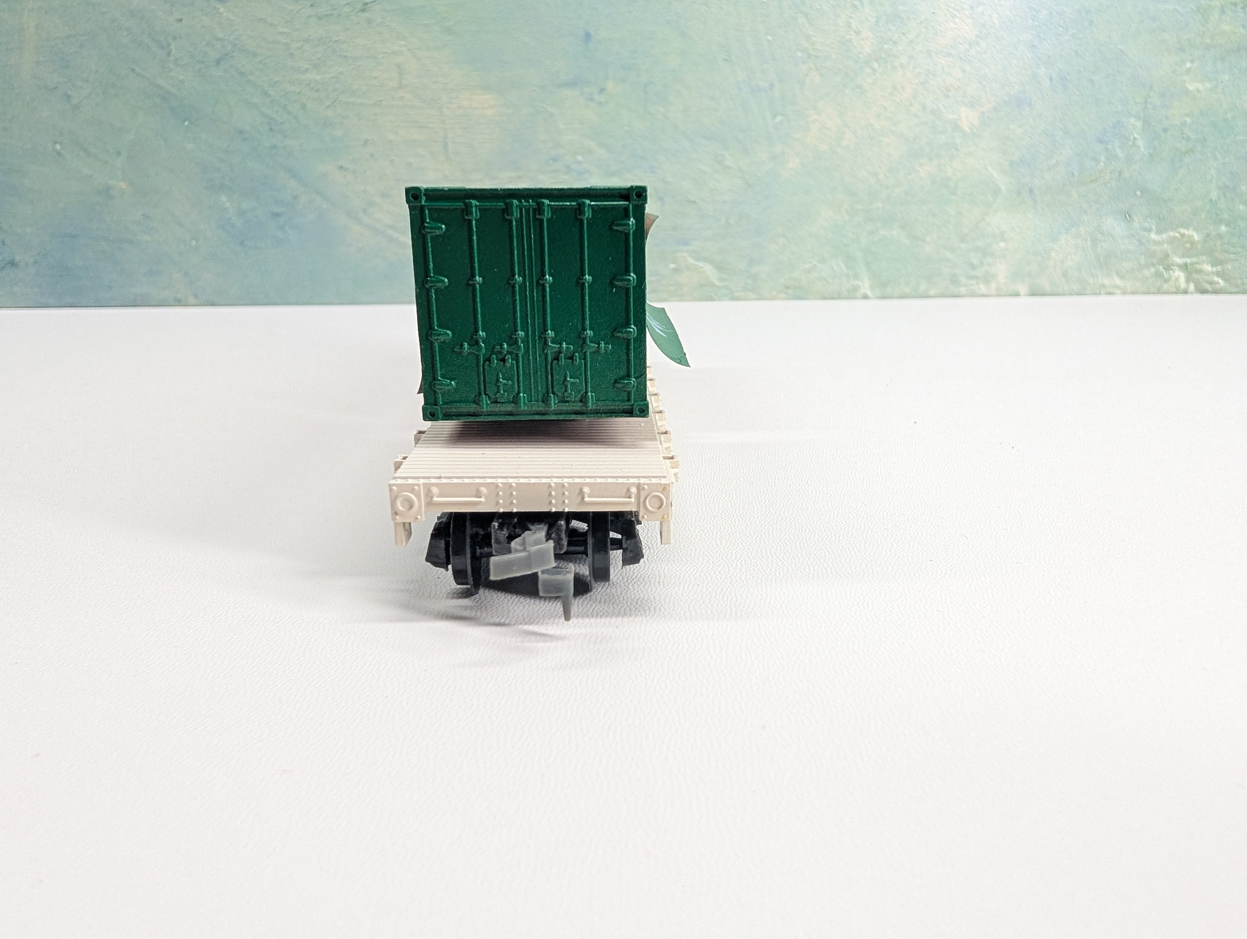 USED Model Power HO Scale Flat Car w/ Billboard Containers Sprite, Tab Coca-Cola RARE