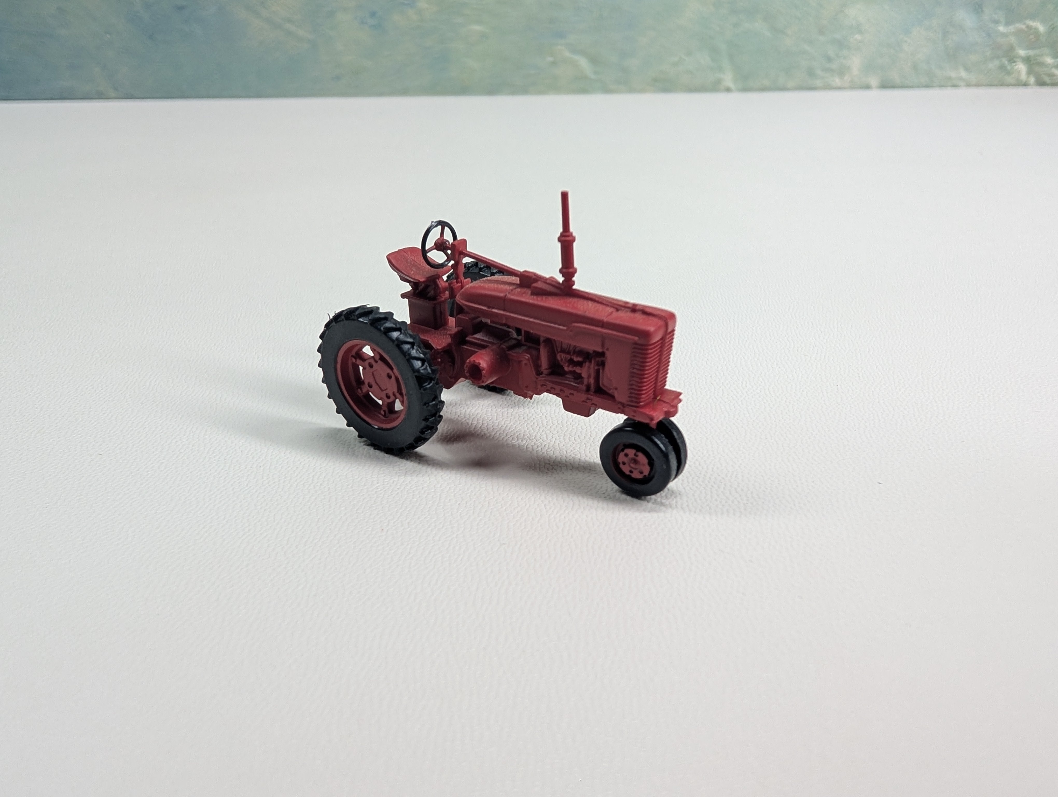 USED HO Scale Red Tractor