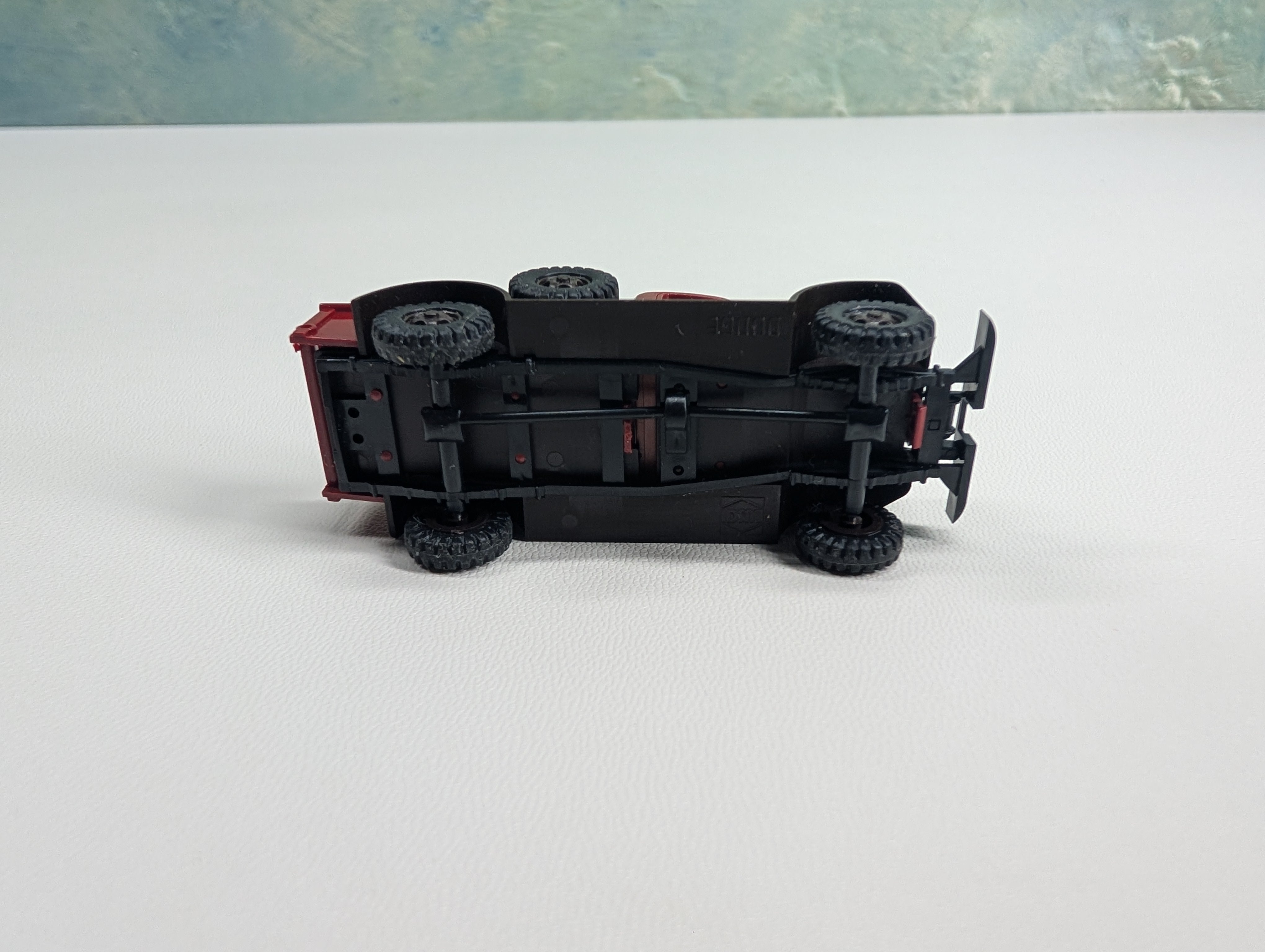 USED Busch HO Scale Dodge 44000 Power Wagon Pick-Up Red