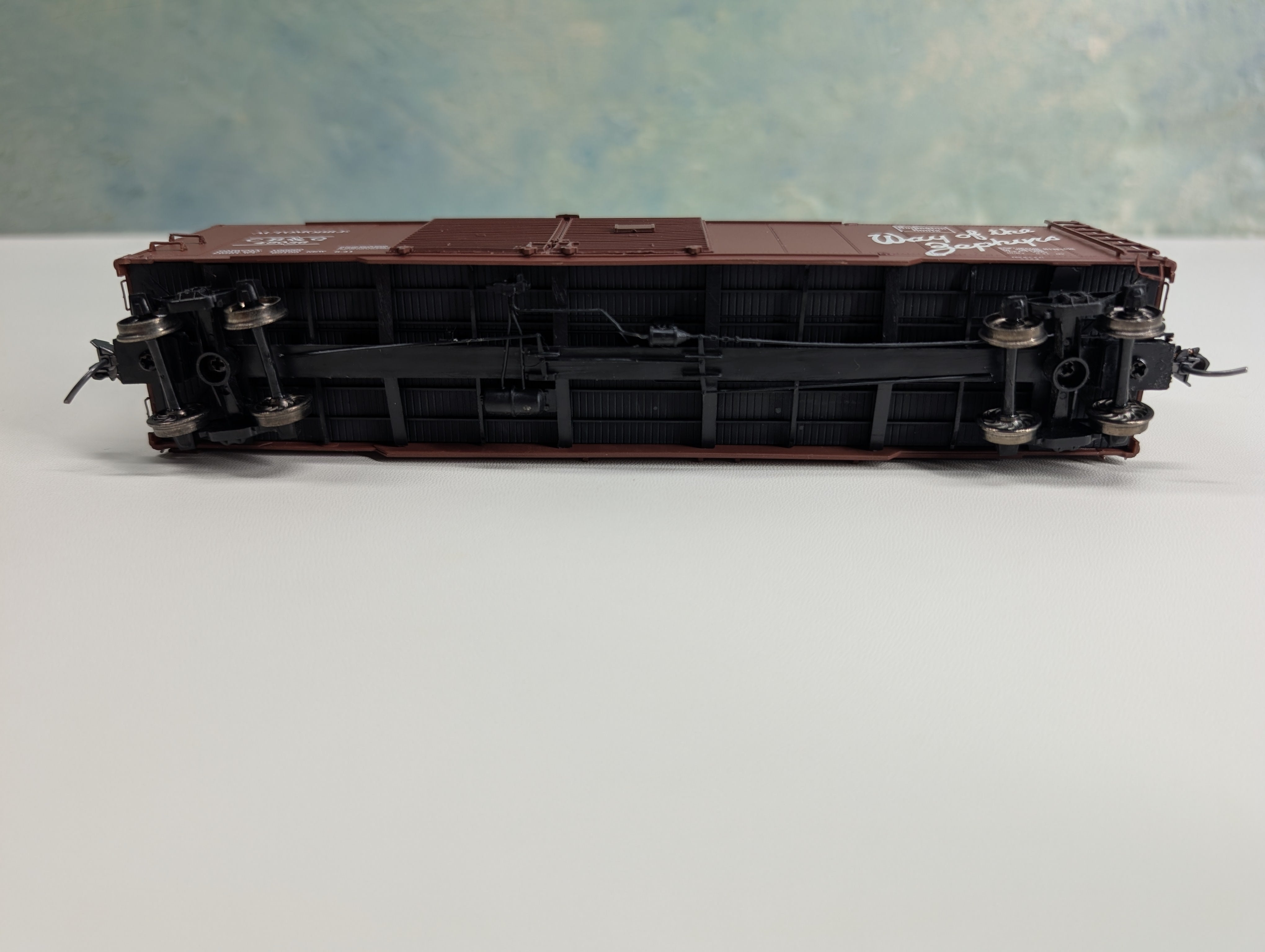 USED Life-Like HO Scale 50' DD Box Car Proto Burlington CB&Q #48036 Metal Wheels