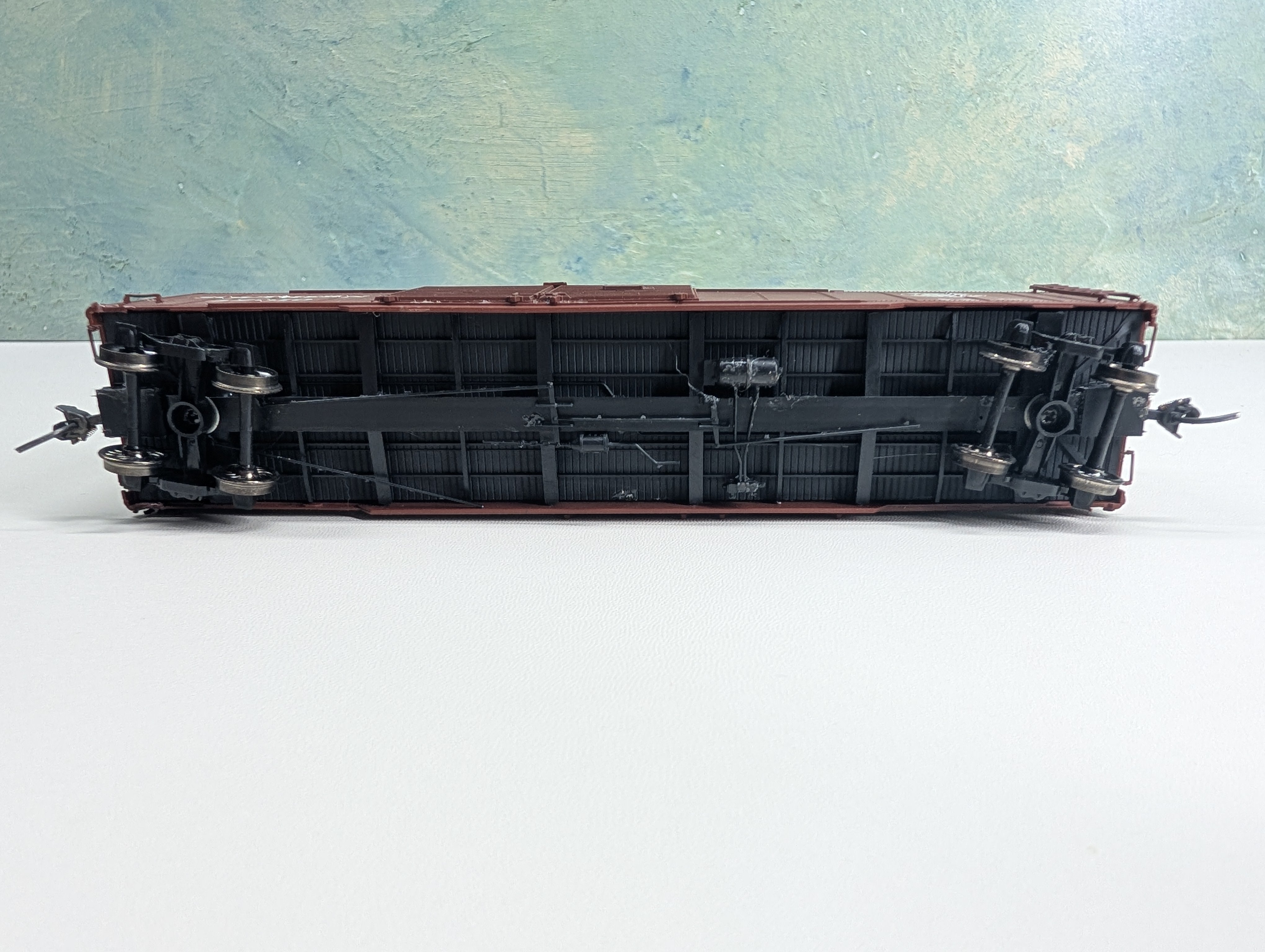 USED Life-Like HO Scale 50' DD Box Car Proto Southern #42010 Metal Wheels