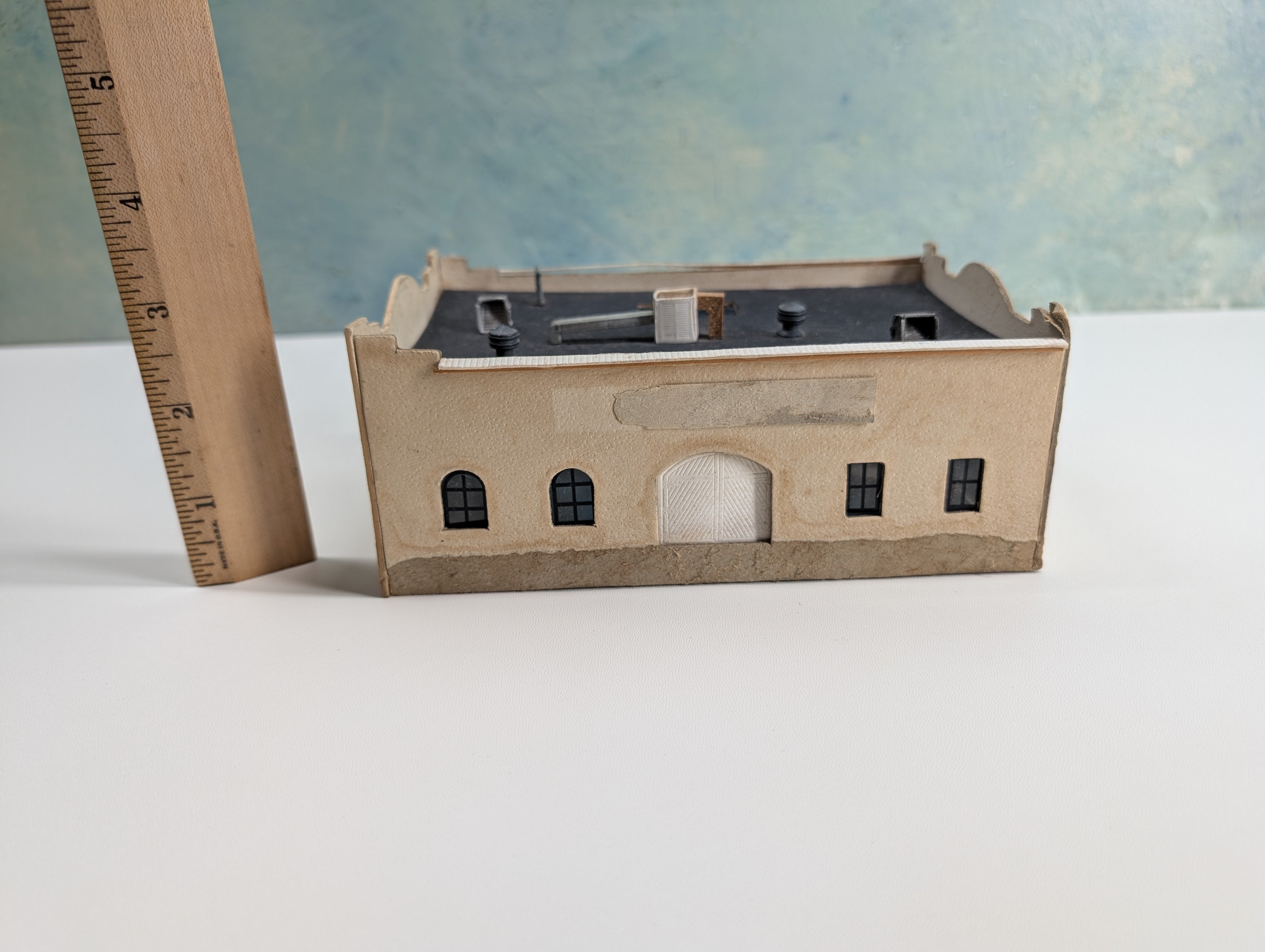USED HO Scale Scratch Built Temple