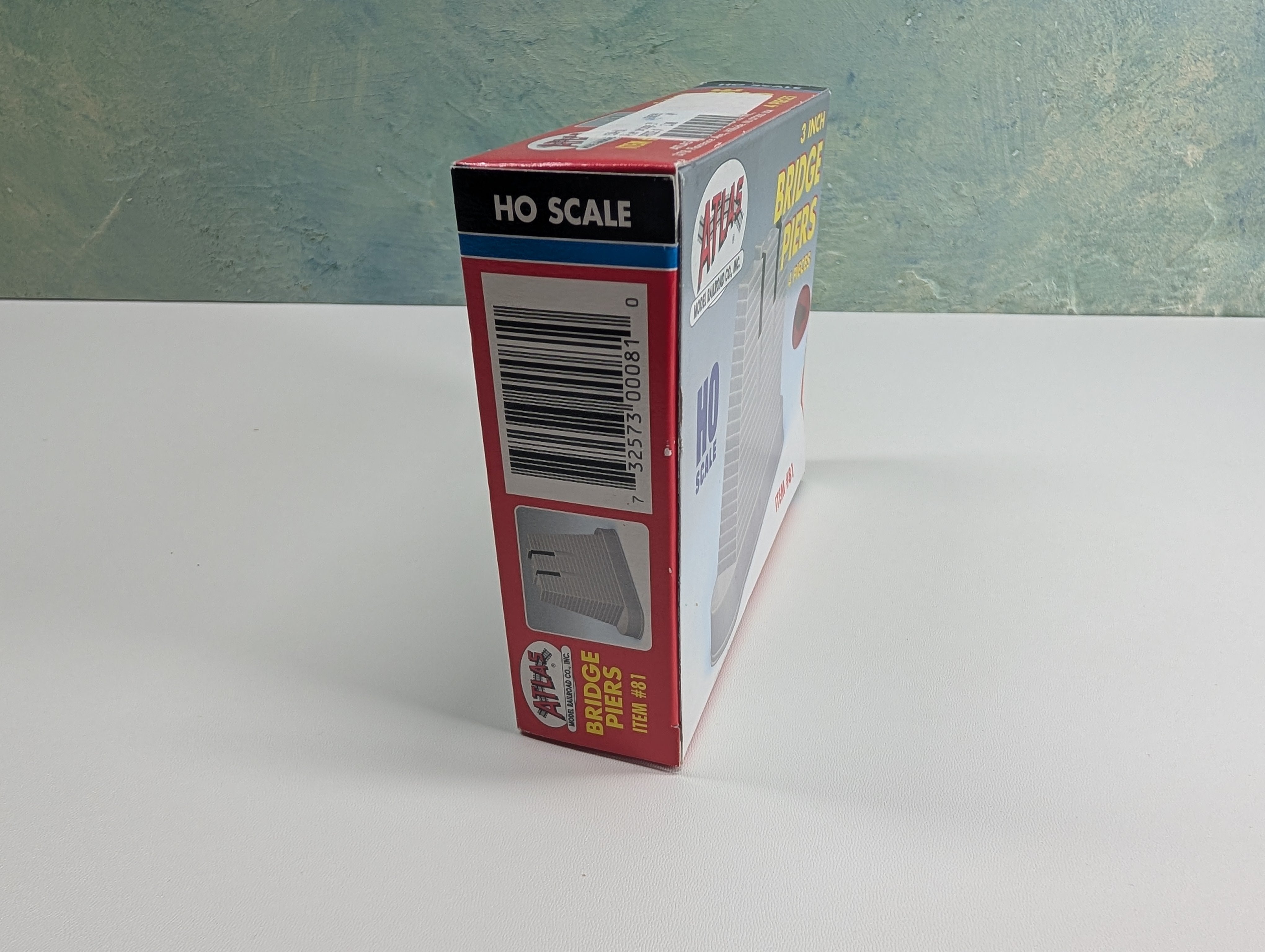 Atlas 81 HO Scale 3" Bridge Piers (4)
