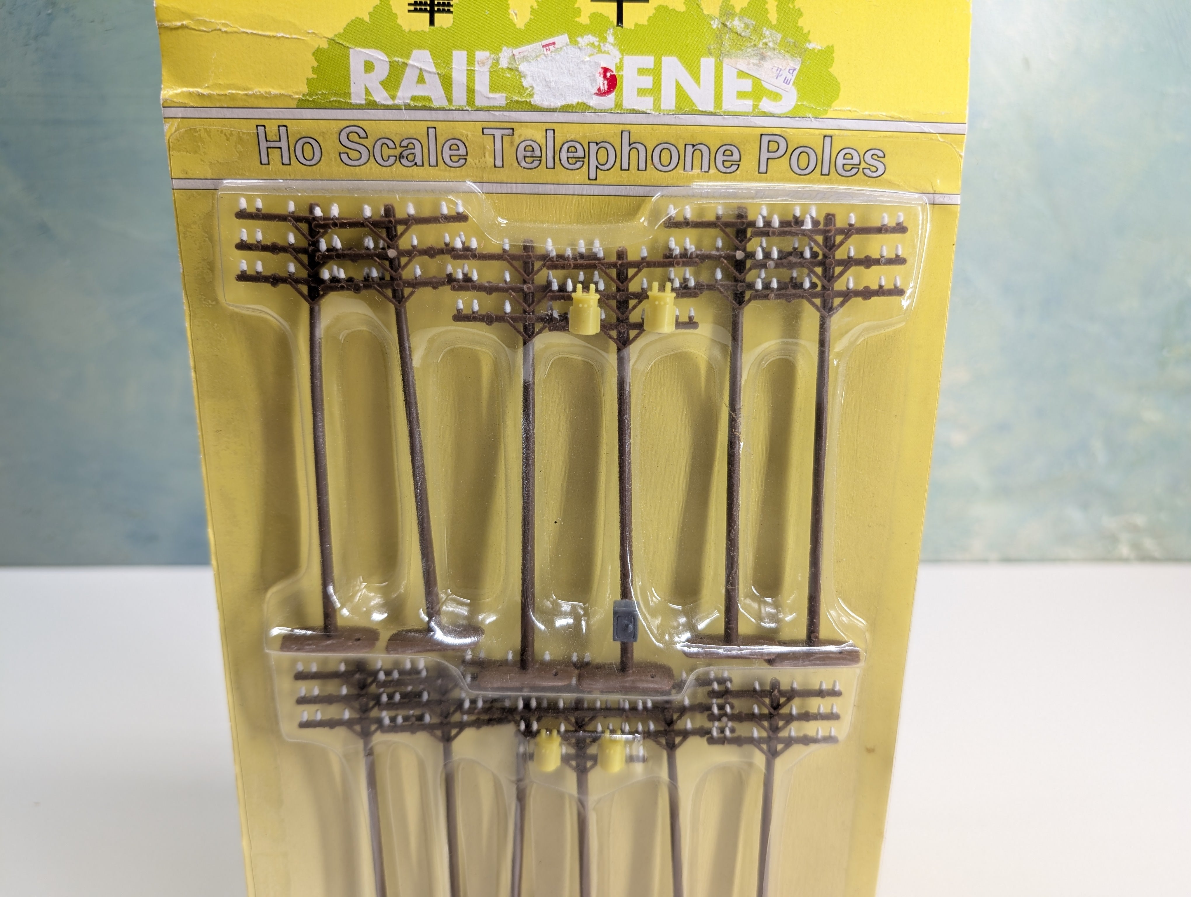 Model Power 1452 HO Scale Telephone Poles (12 pcs)