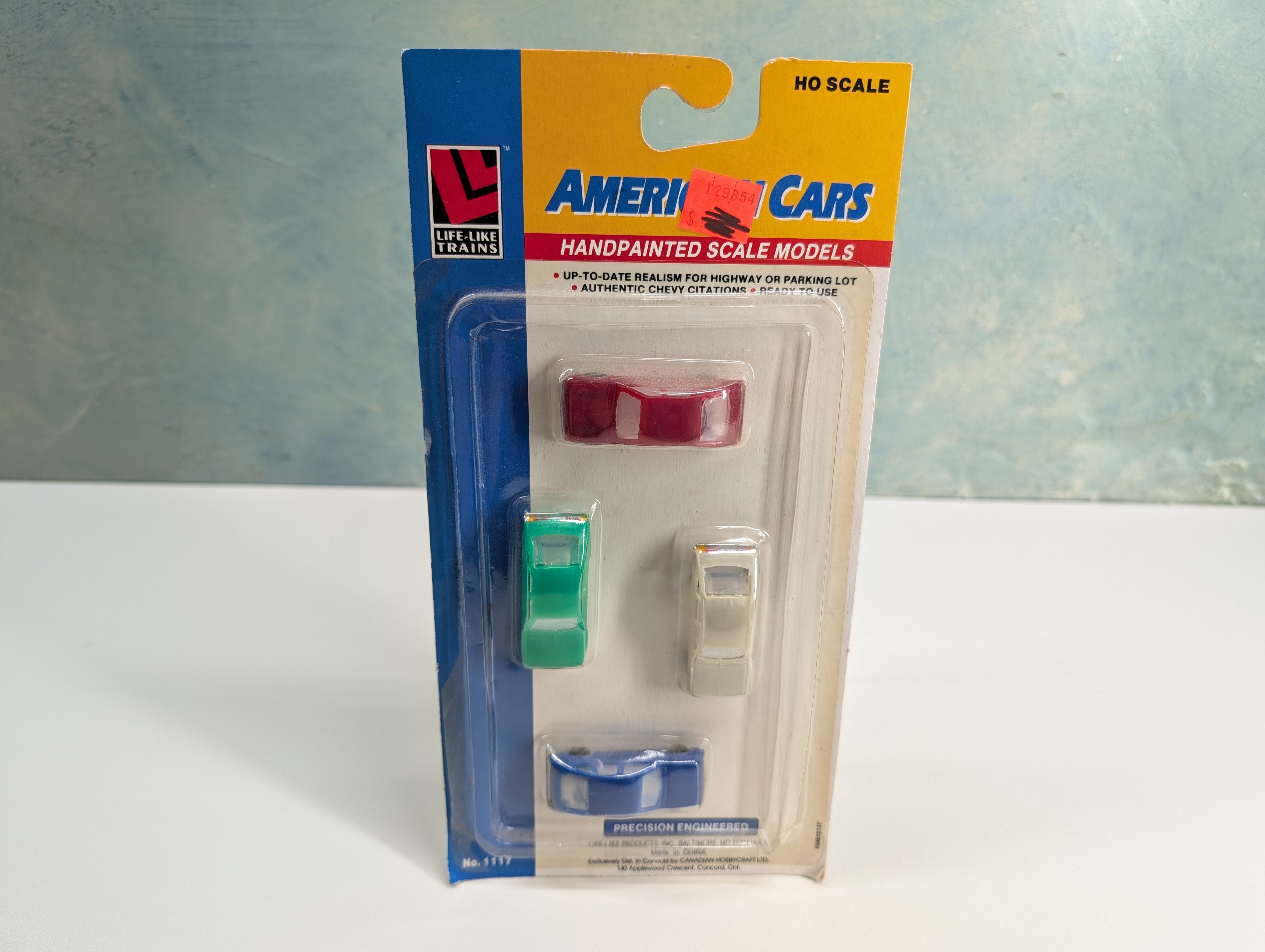 Life-Like 1117 HO Scale American Cars (4 pcs)