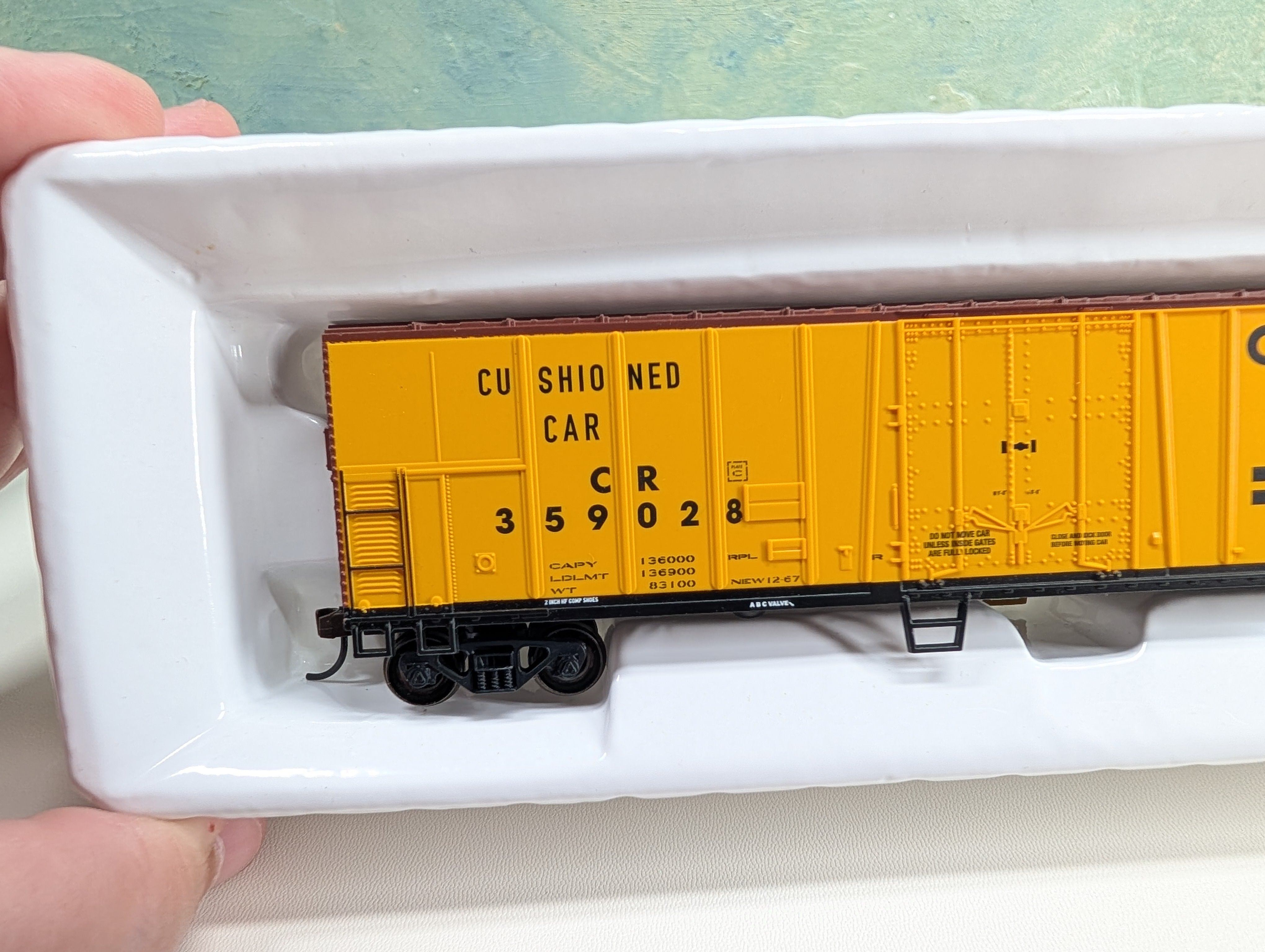 Bachmann 17911 HO Scale Silver Series 50' Steel Reefer Conrail CR #359028 Metal Wheels