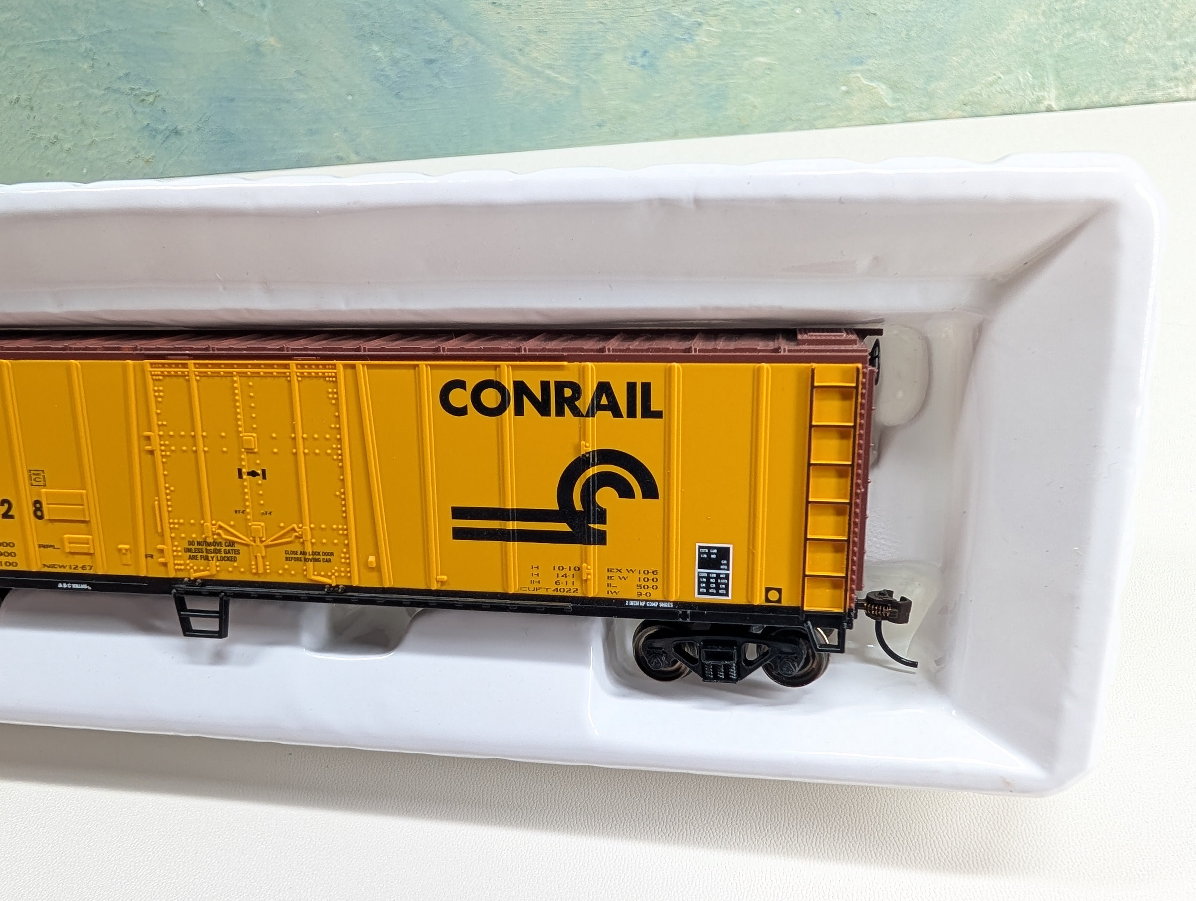 Bachmann 17911 HO Scale Silver Series 50' Steel Reefer Conrail CR #359028 Metal Wheels