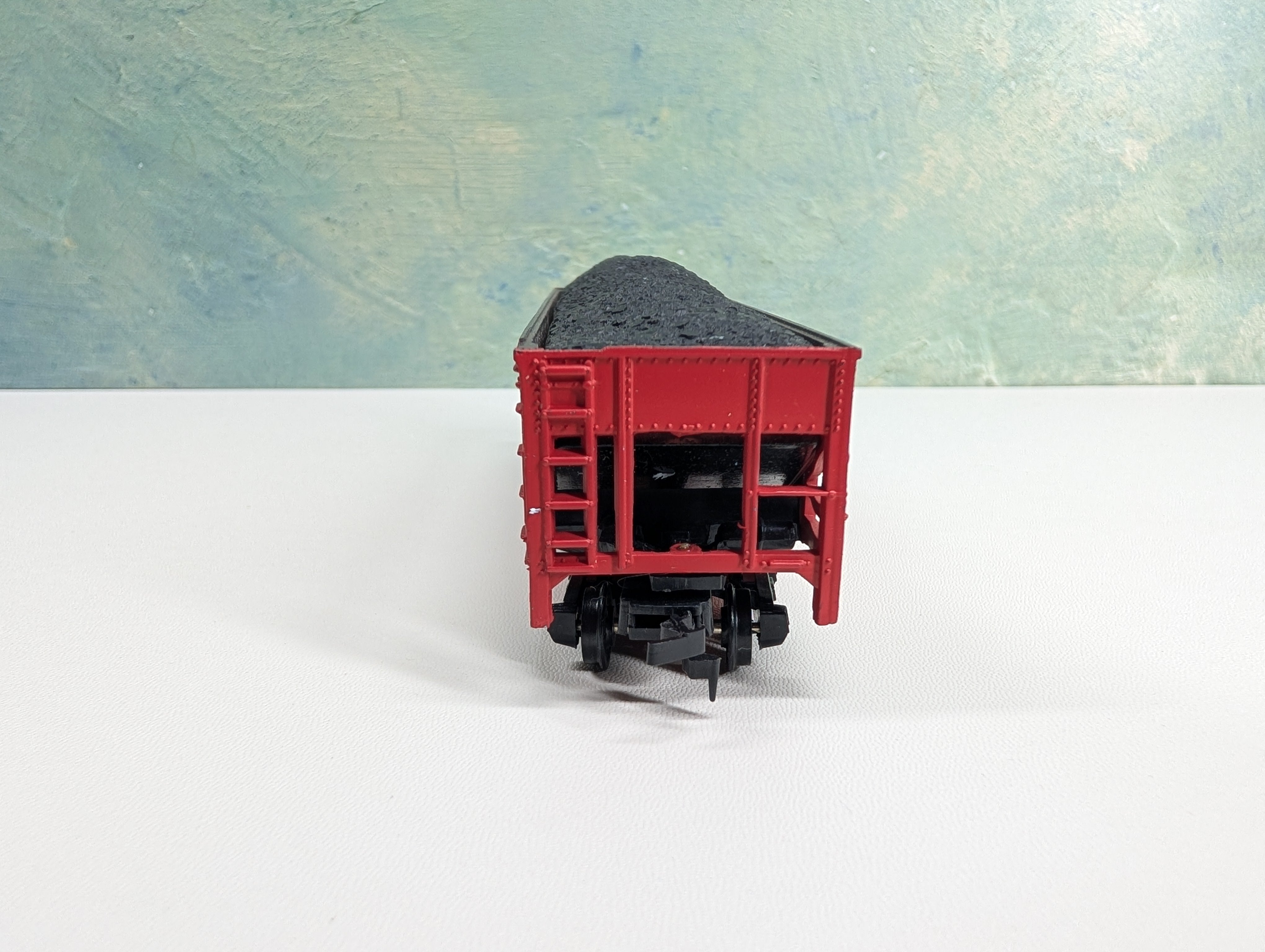 USED Bachmann HO Scale Quad Hopper Louisville & Nashville L&N #7921 w/ Coal Load, Dixie Line