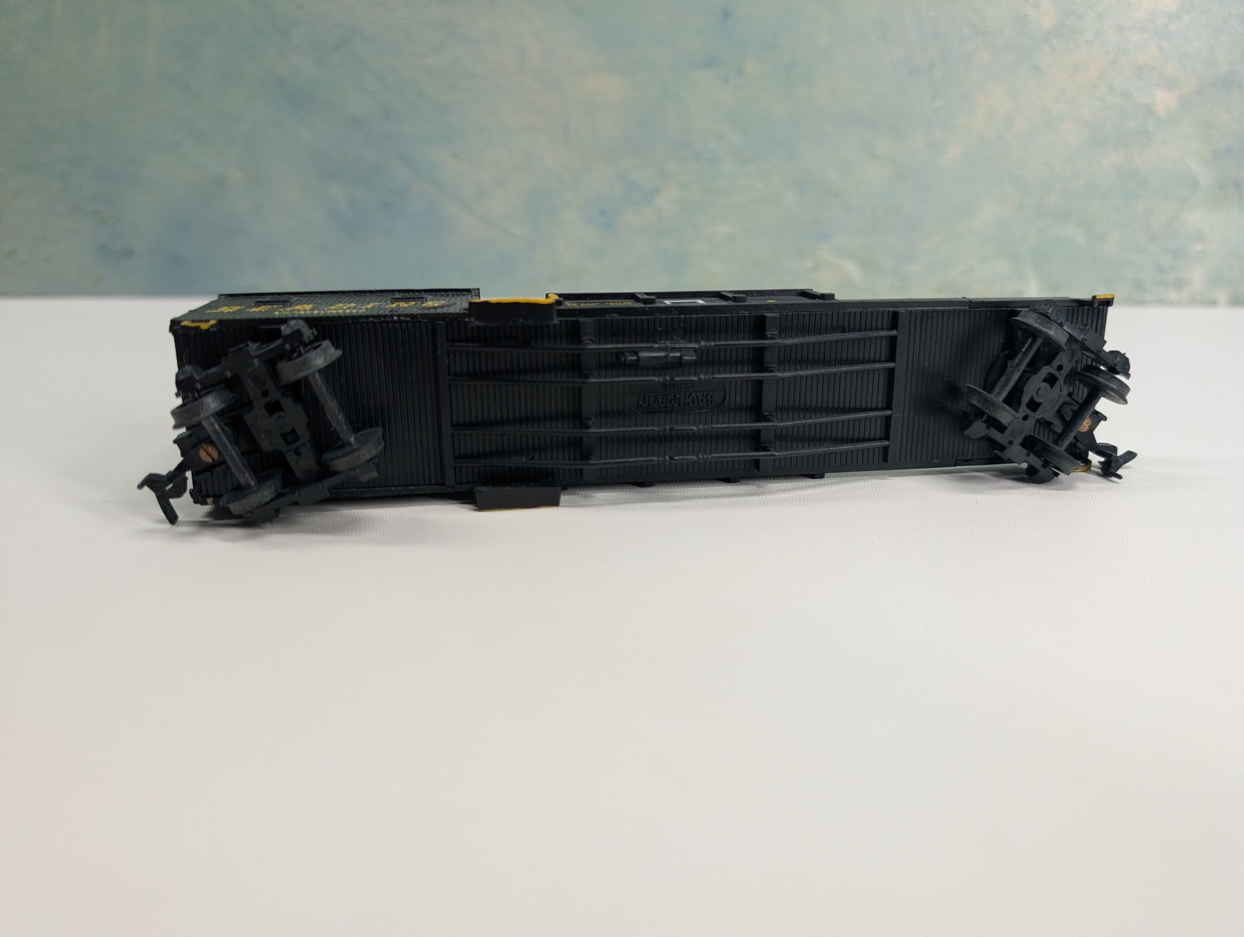 USED Bachmann HO Scale MOW Boom Tender Reading RDG #683506 Custom Decals
