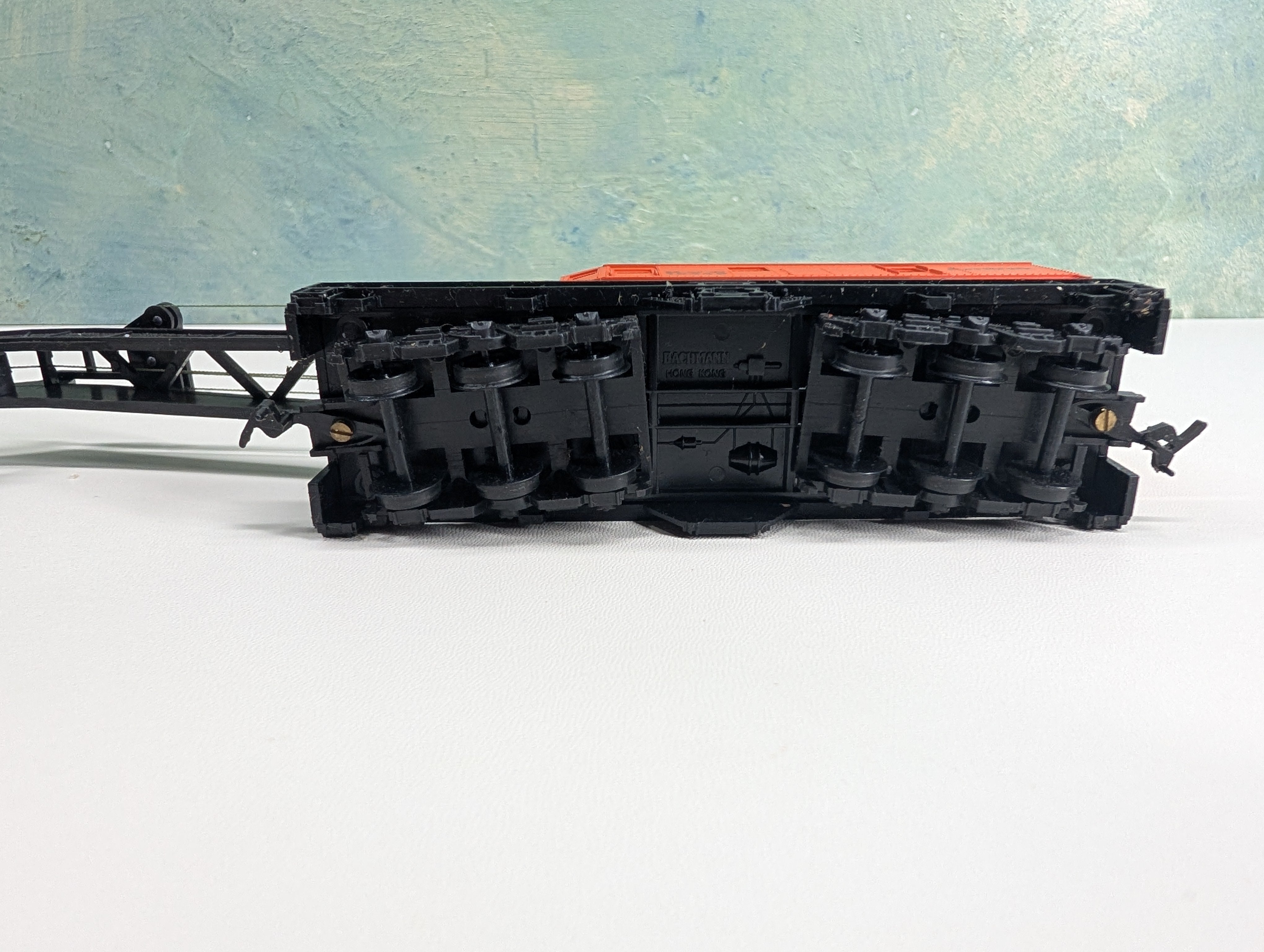 USED Bachmann HO Scale MOW Crane Car Amtrak #15449