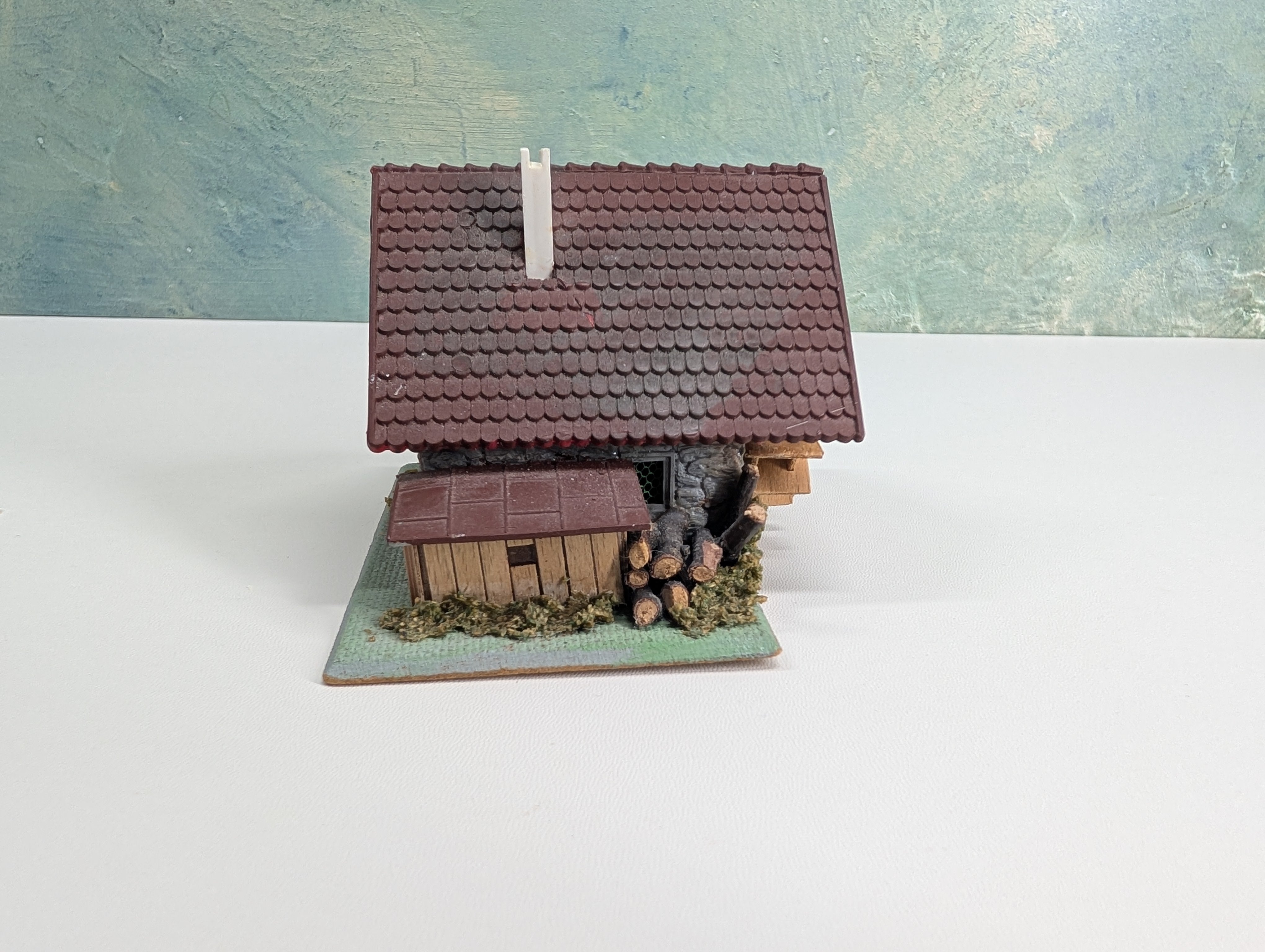 USED Faller 227 HO Scale Sawmill with Water Mill