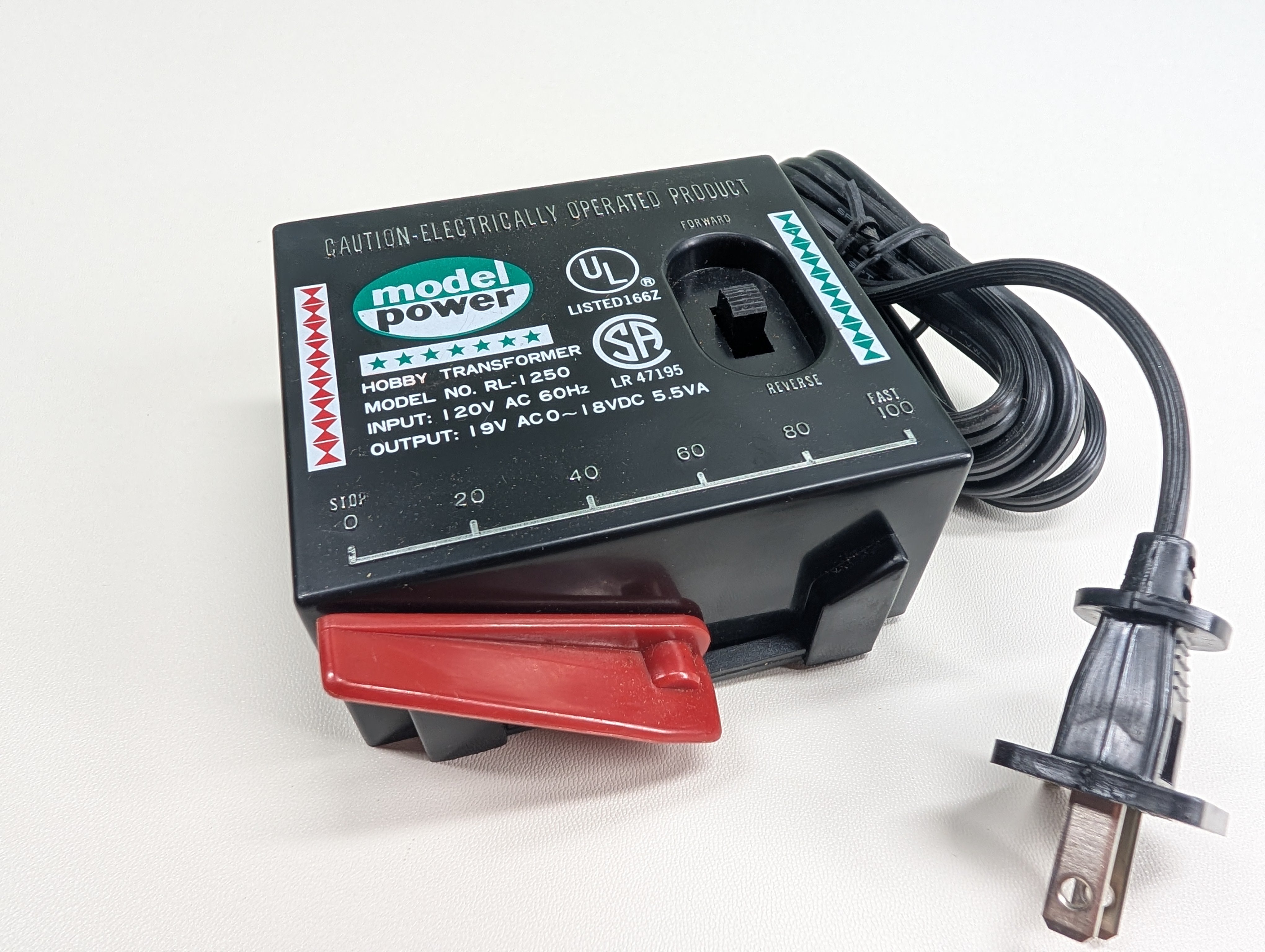 USED Model Power MULTI Scale DC Hobby Transformer (HO & N) Tested!