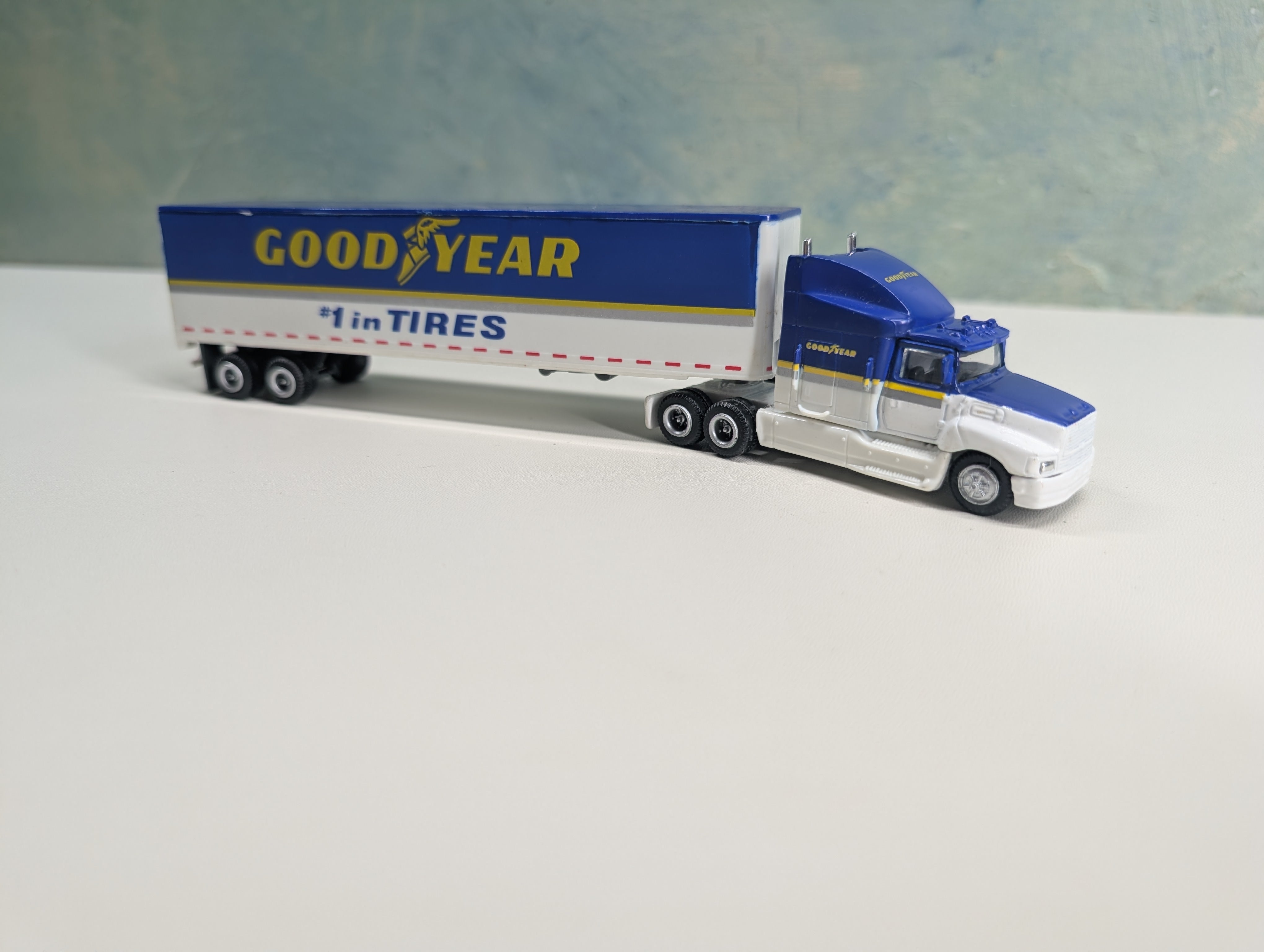 USED HO Scale GoodYear Tractor Trailer w/ Cab