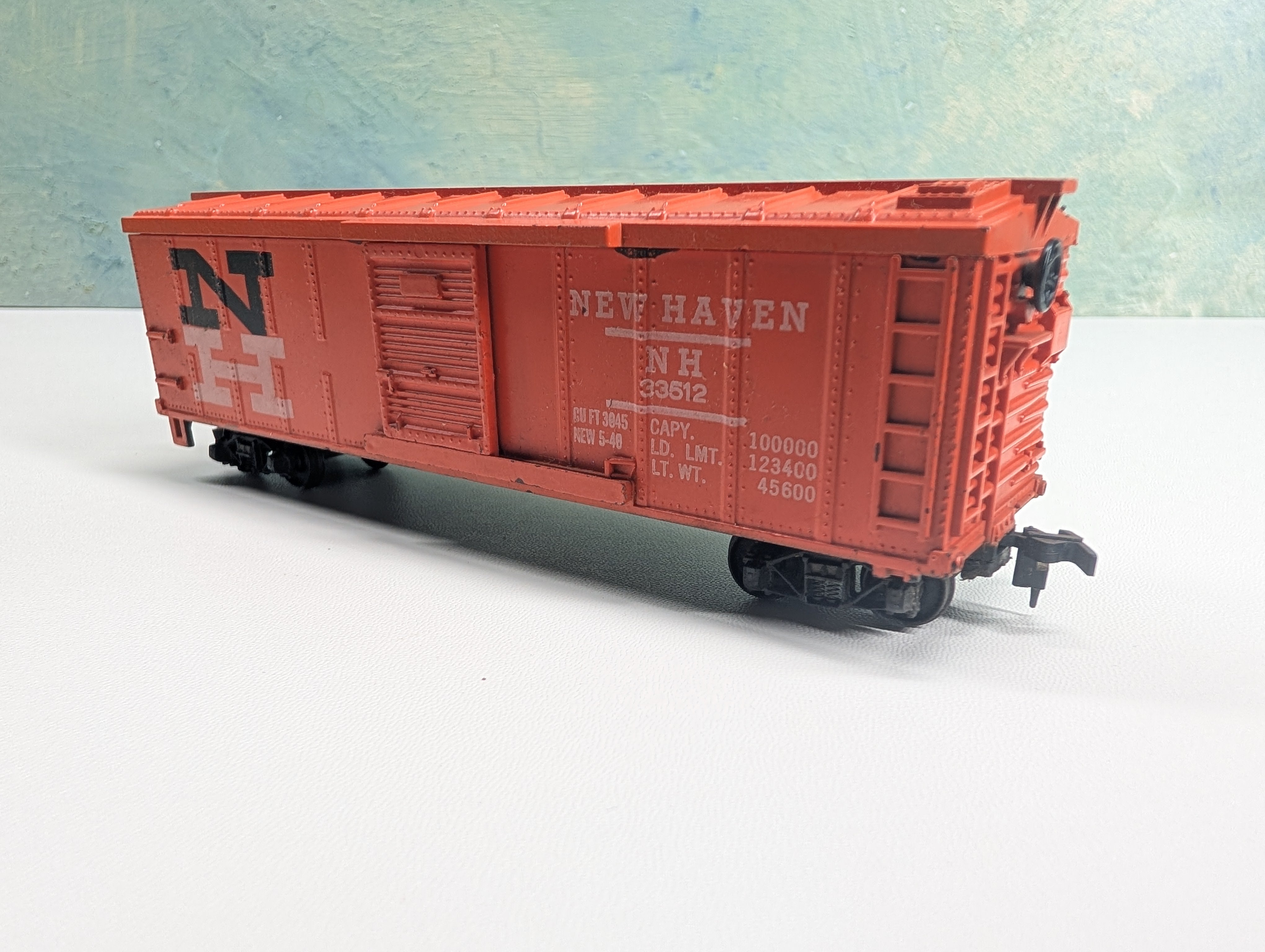USED Gilbert HO Scale 40' Box Car New Haven NH #33512