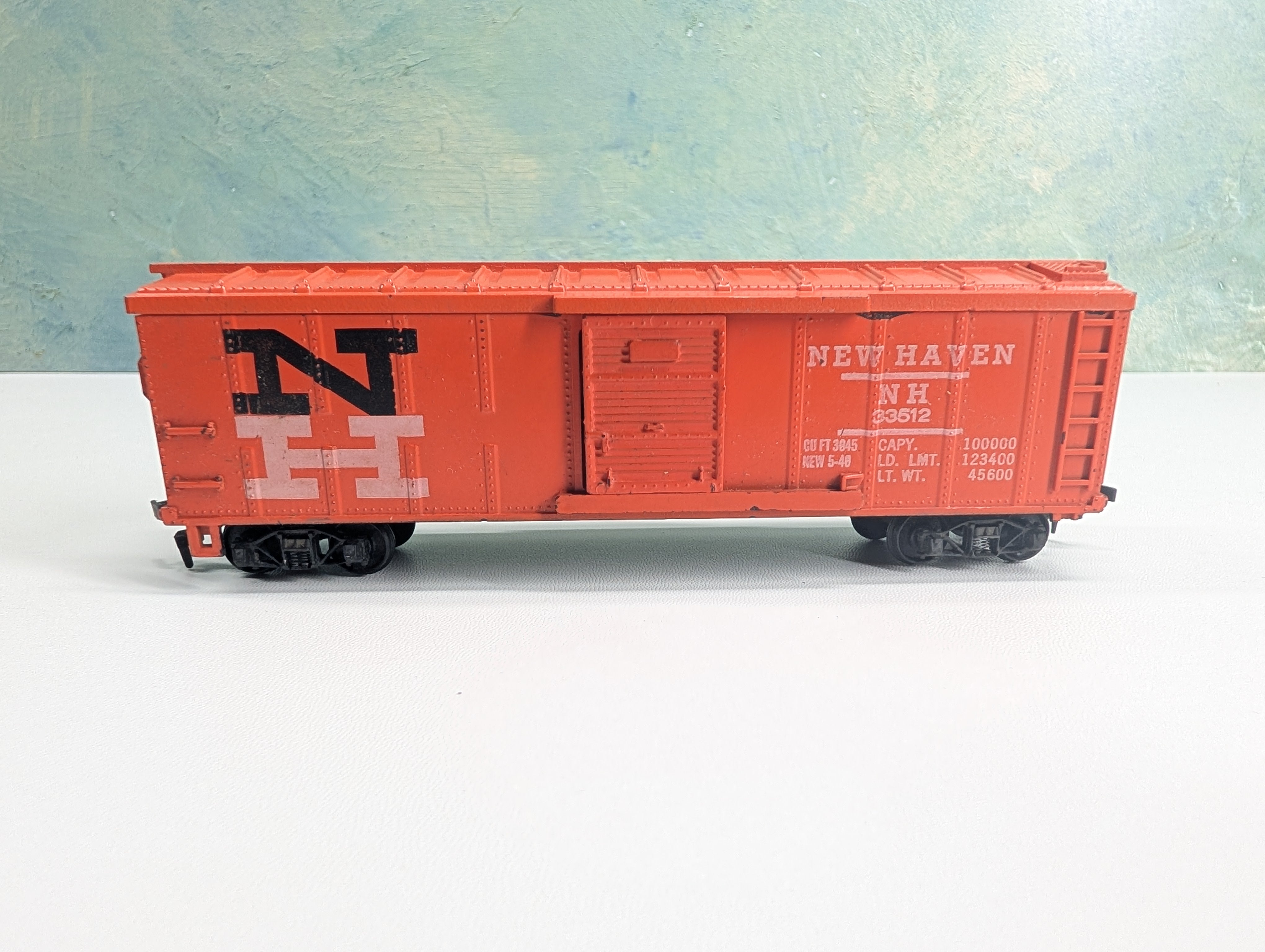 USED Gilbert HO Scale 40' Box Car New Haven NH #33512