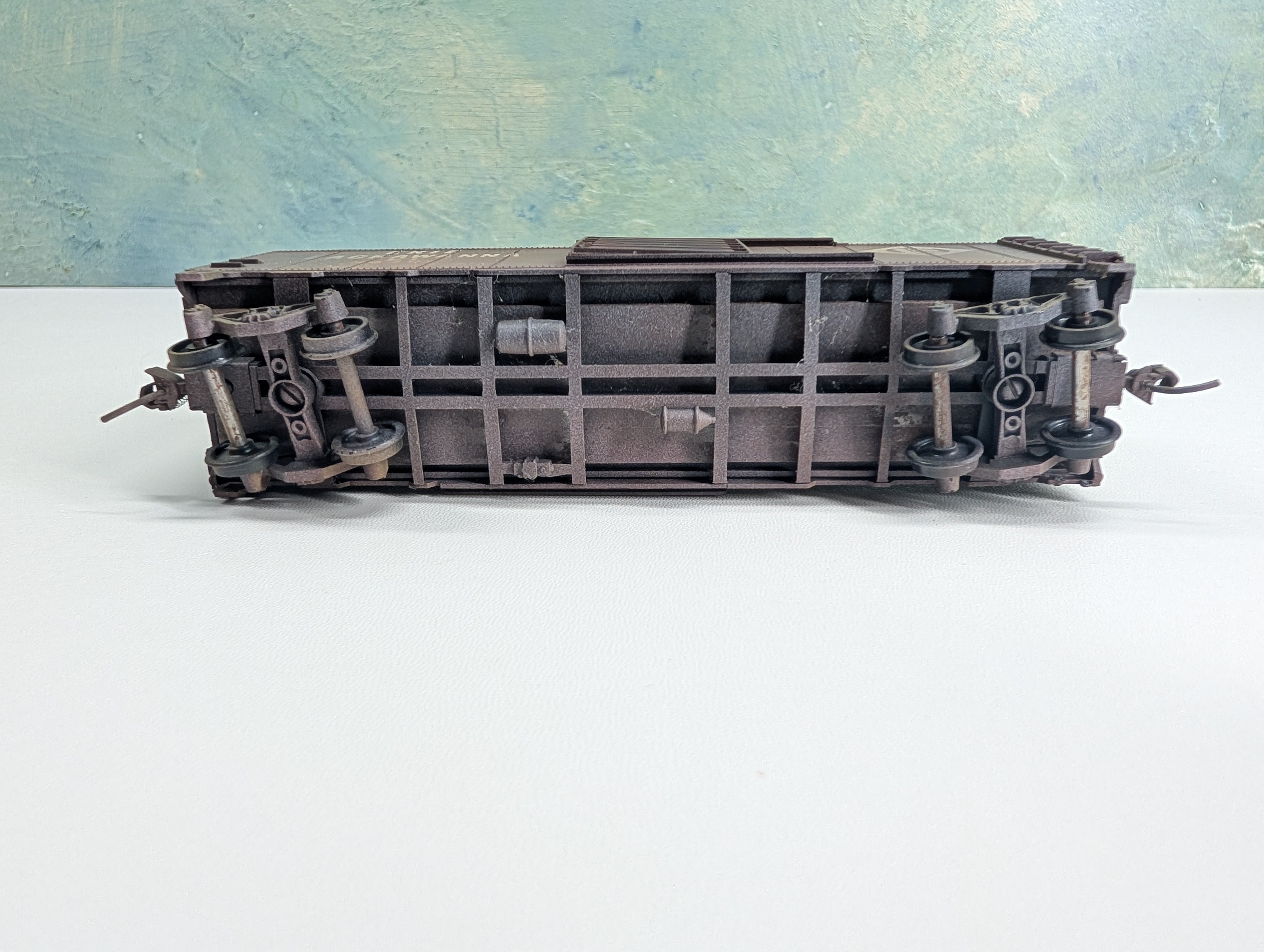 USED Athearn HO Scale 40' Box Car Erie Lackawanna EL #84495 Weathered
