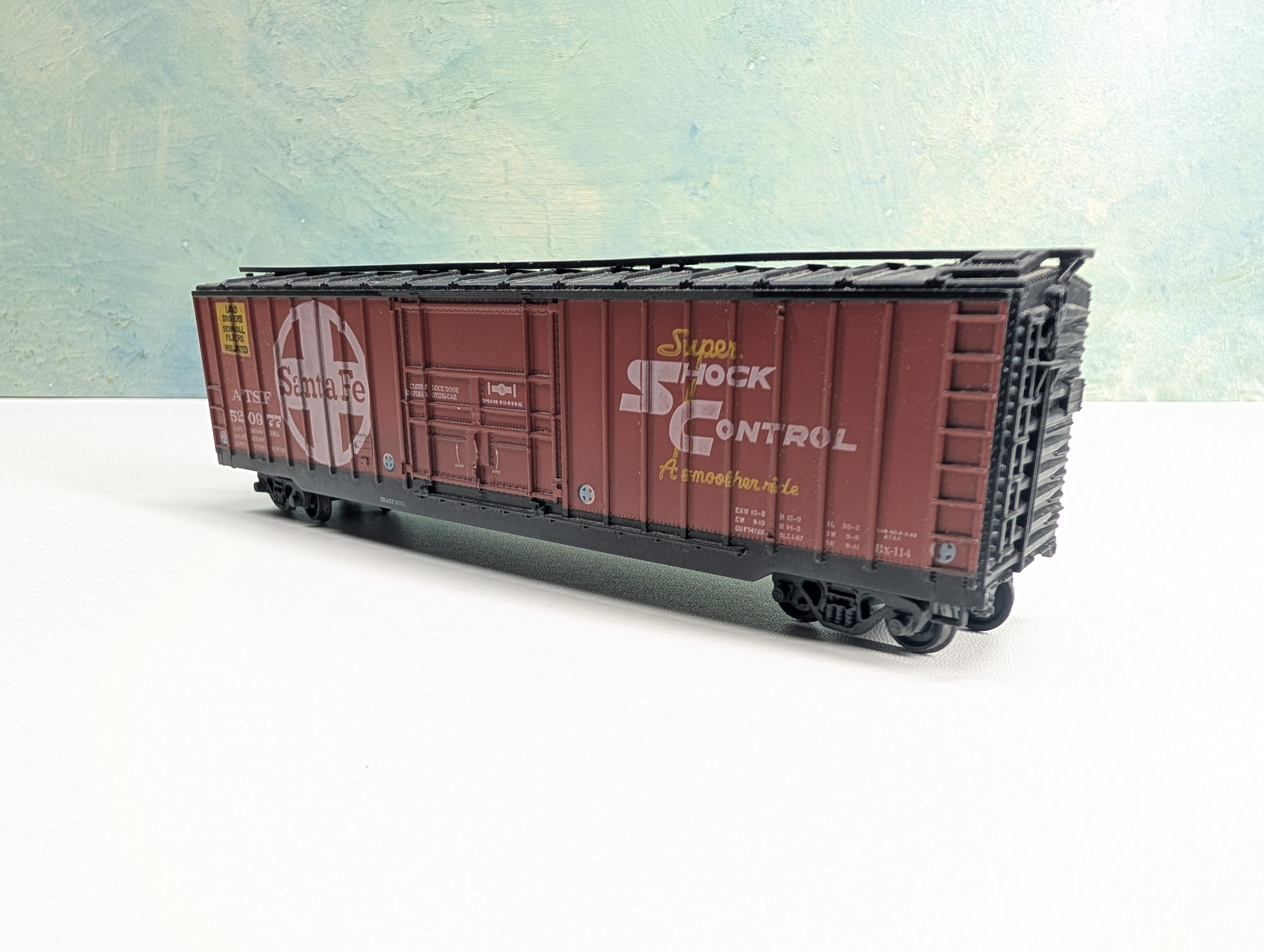 USED Athearn HO Scale 50' Box Car Santa Fe ATSF #520977