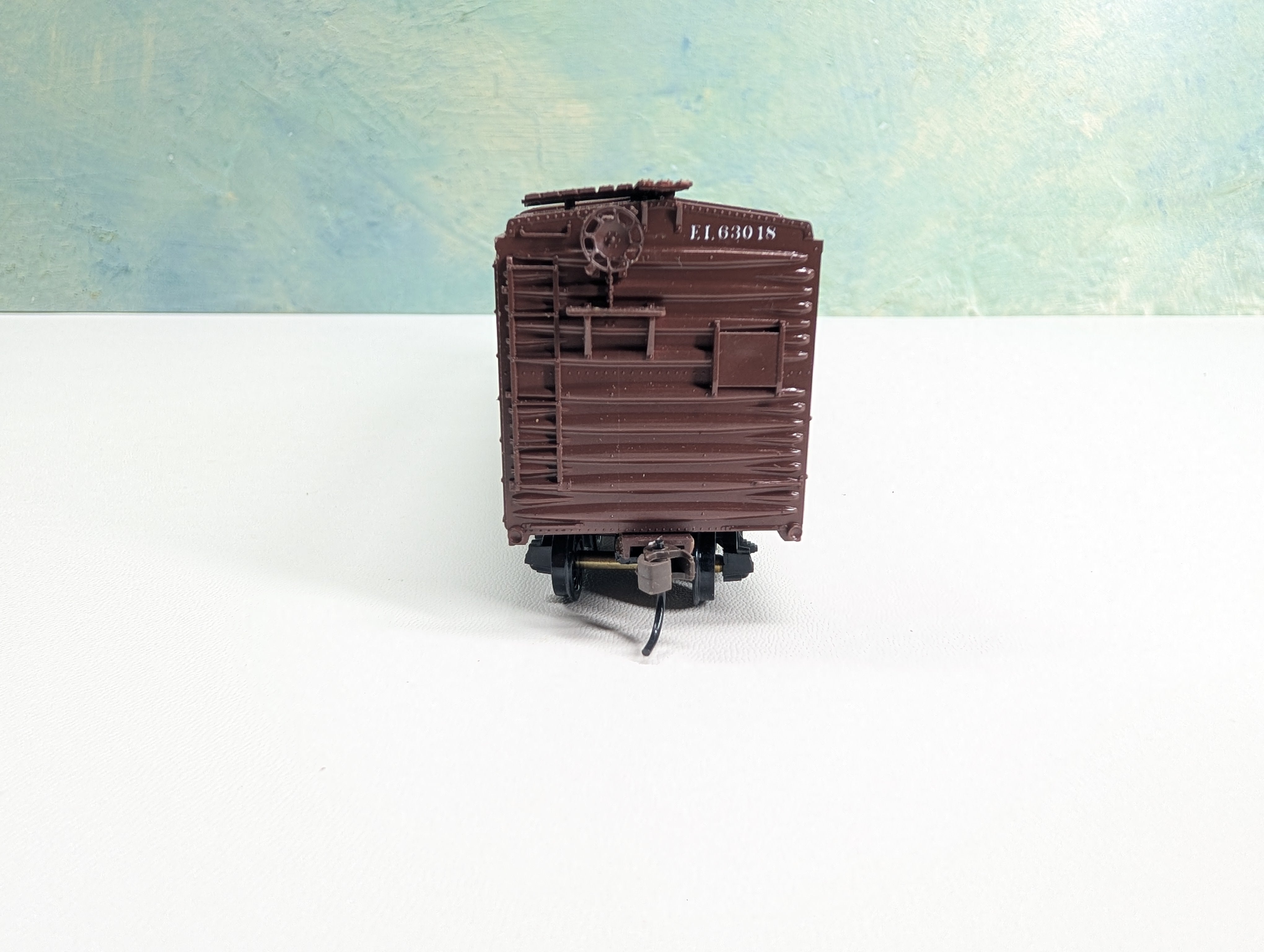 USED Bowser HO Scale 50' Box Car Erie Lackawanna EL #63018