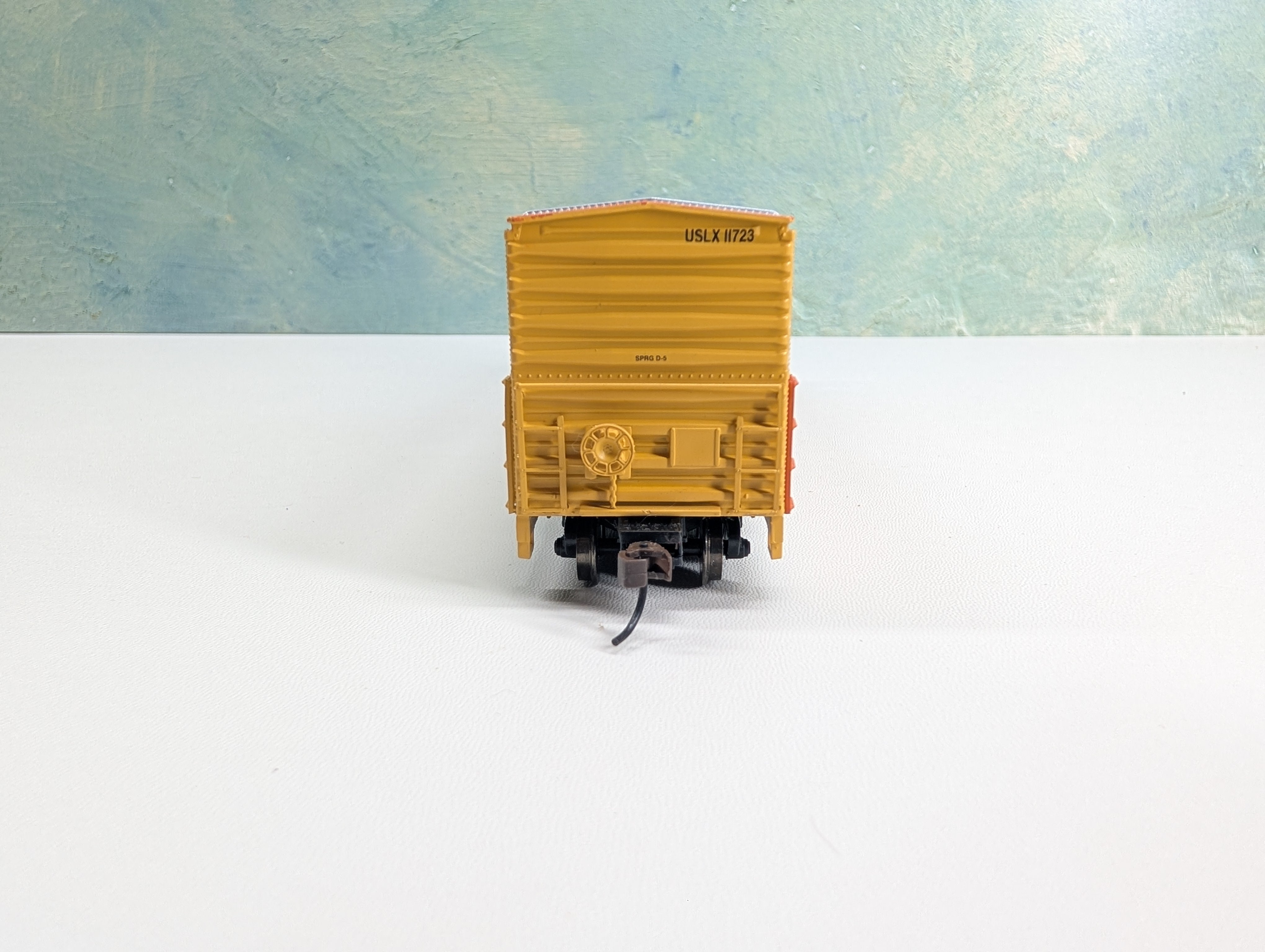 USED Athearn HO Scale 50' Box Car Dual AirPak Fort Vancouver Plywood USLX #11723 Metal Wheels