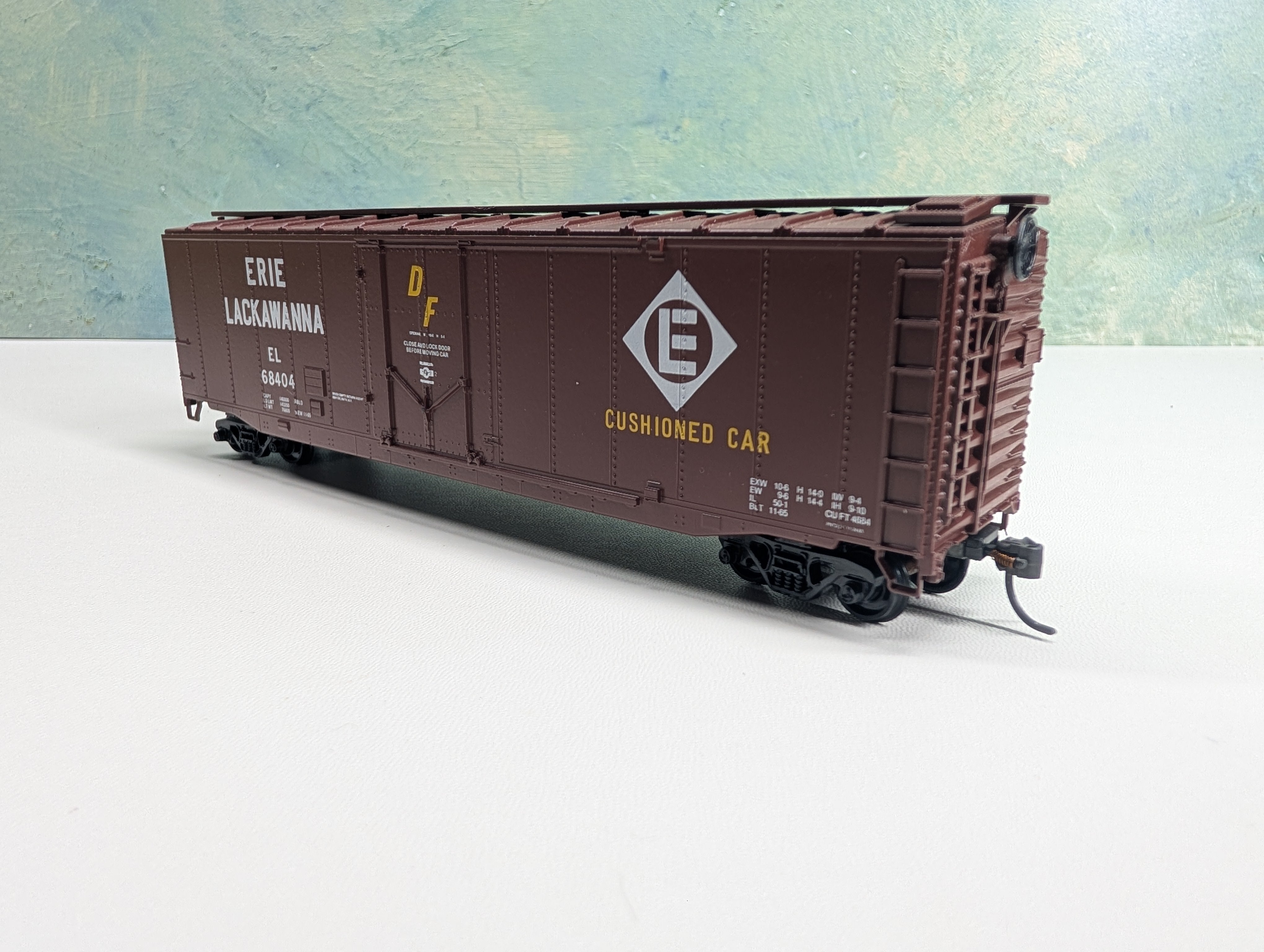USED Athearn HO Scale 50' Box Car Erie Lackawanna EL #68404
