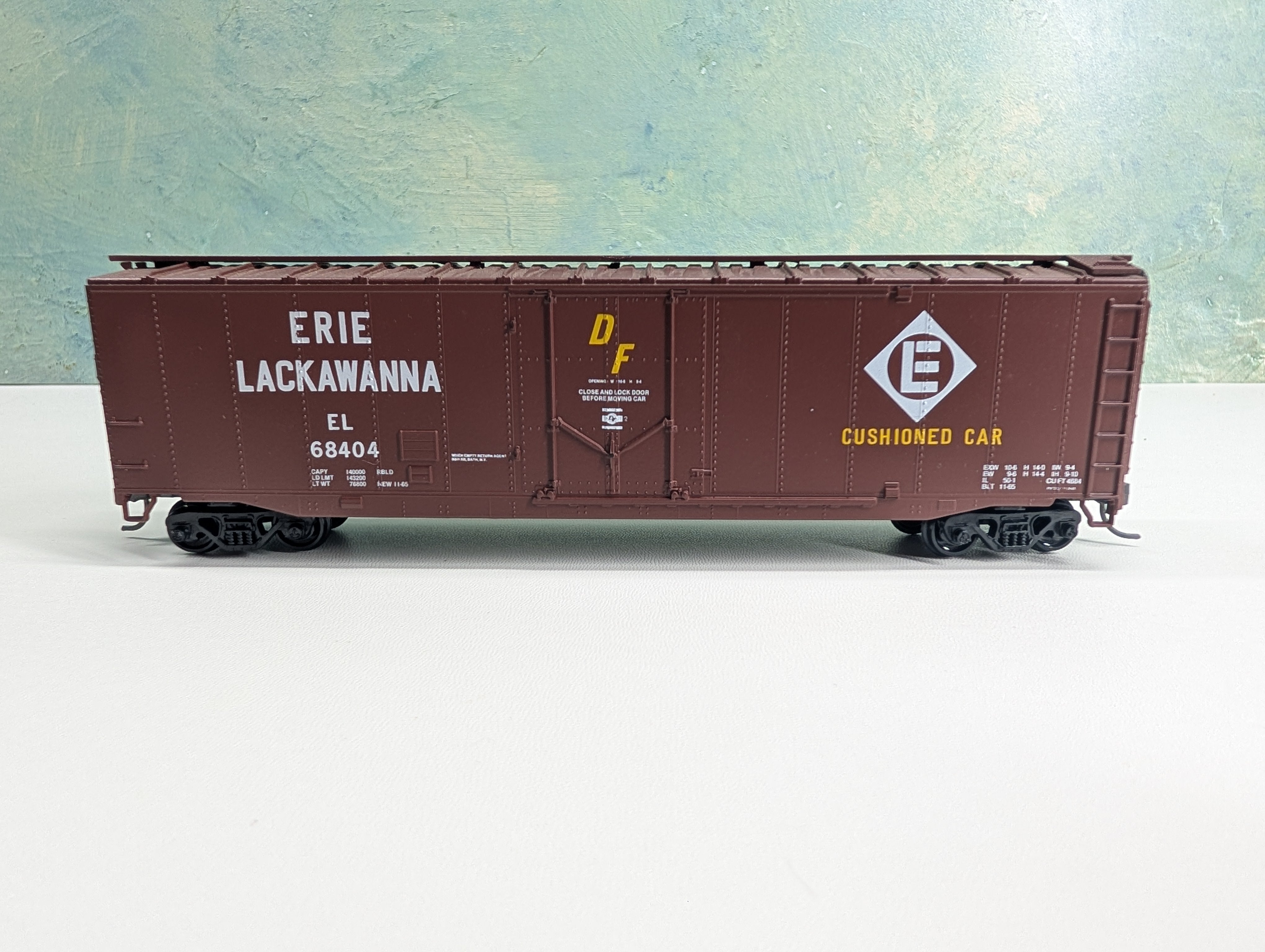 USED Athearn HO Scale 50' Box Car Erie Lackawanna EL #68404