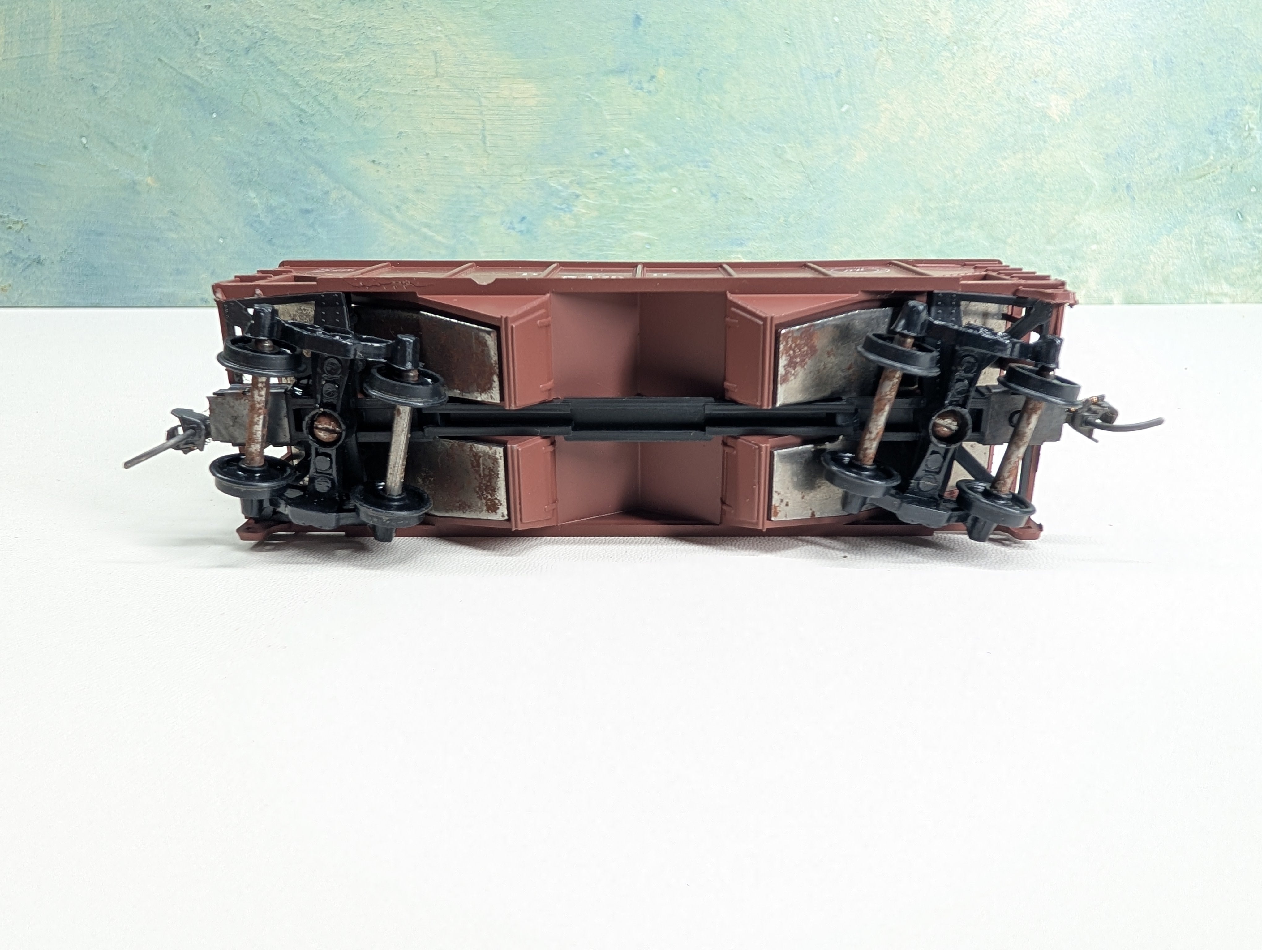 USED Athearn HO Scale 2 Bay Hopper Delaware and Hudson D&H #5479