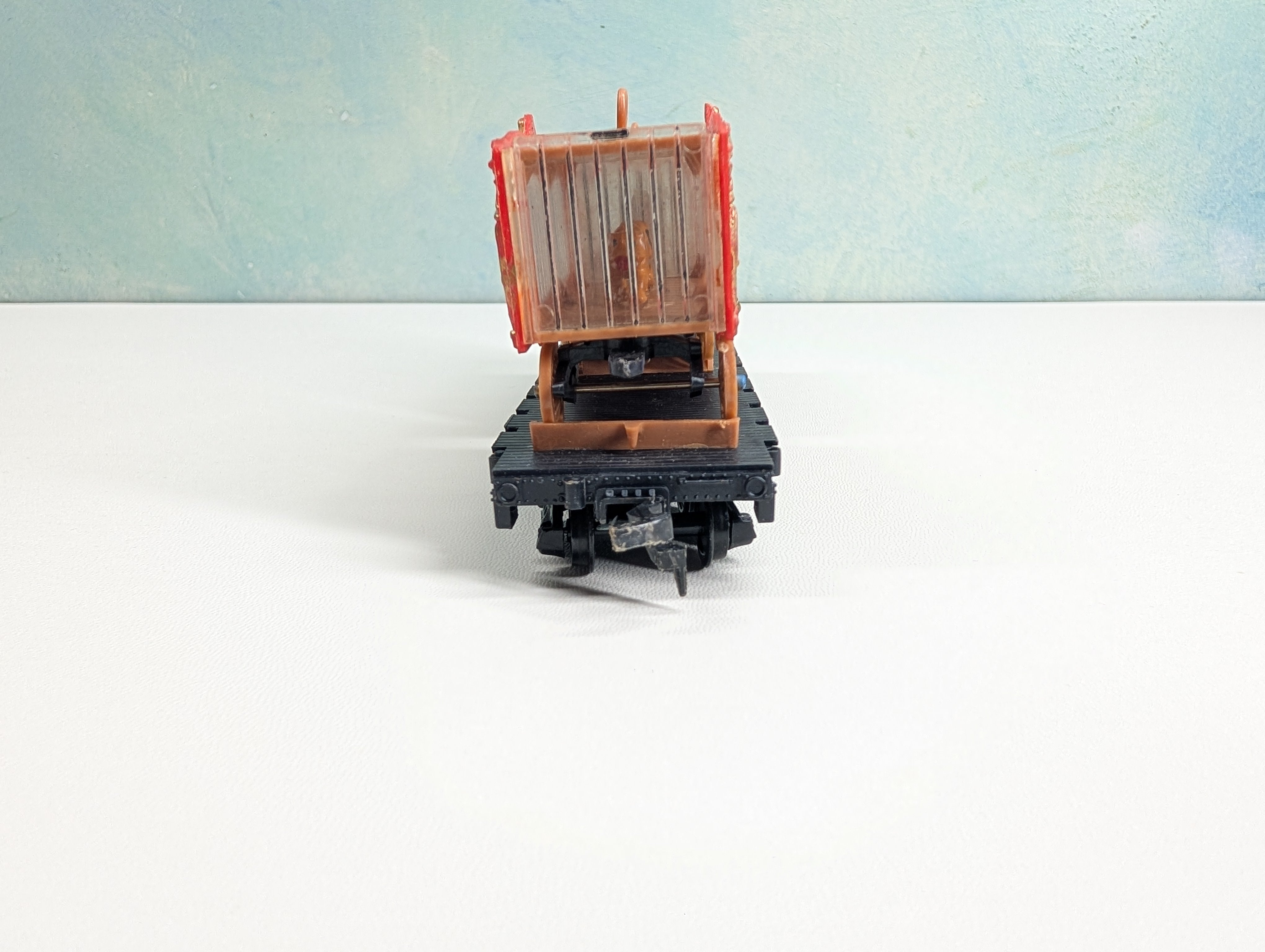USED Life-Like HO Scale Circus Flat Car w/ Animals NYC
