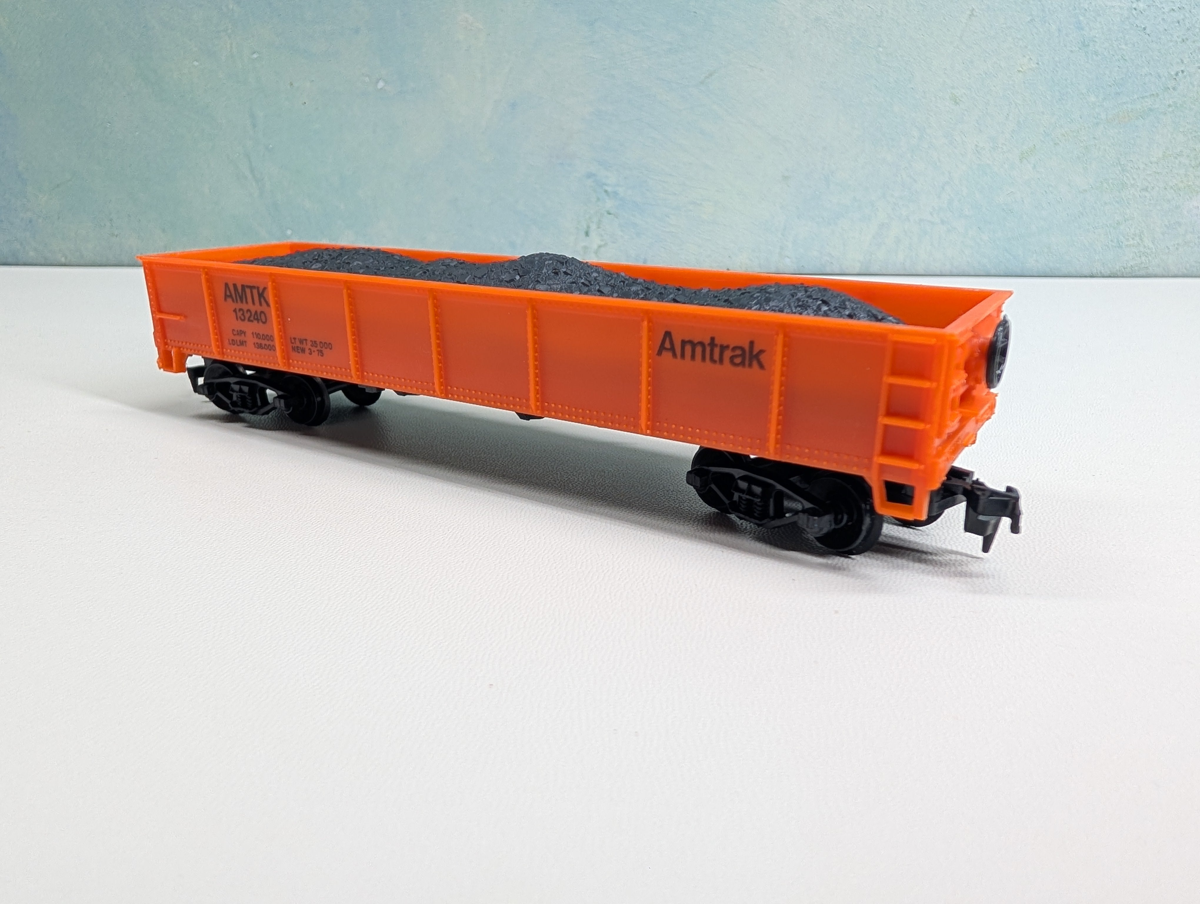USED Life-Like HO Scale Gondola Amtrak AMTK #13240