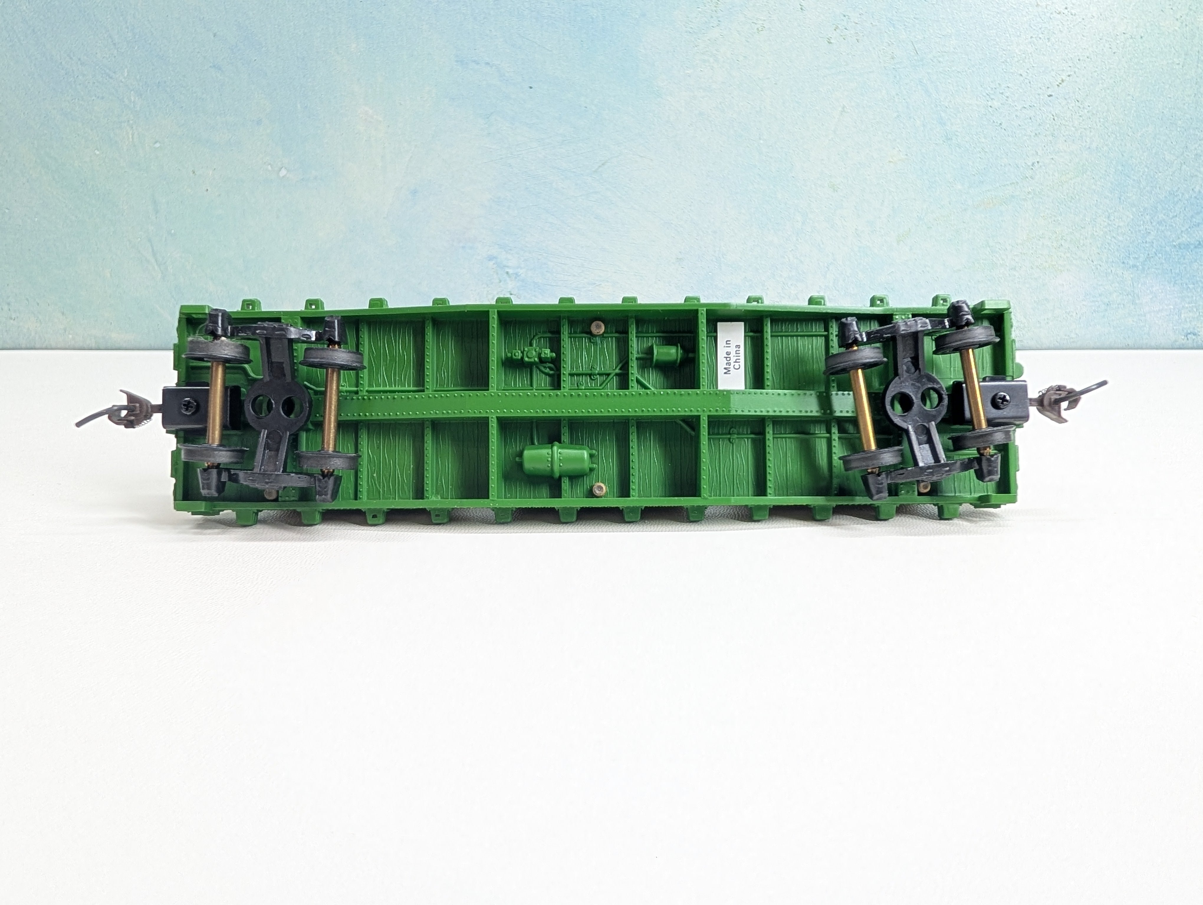 USED Mantua #727-021 HO Scale Flat Car w/ Crates Reading RDG #9311