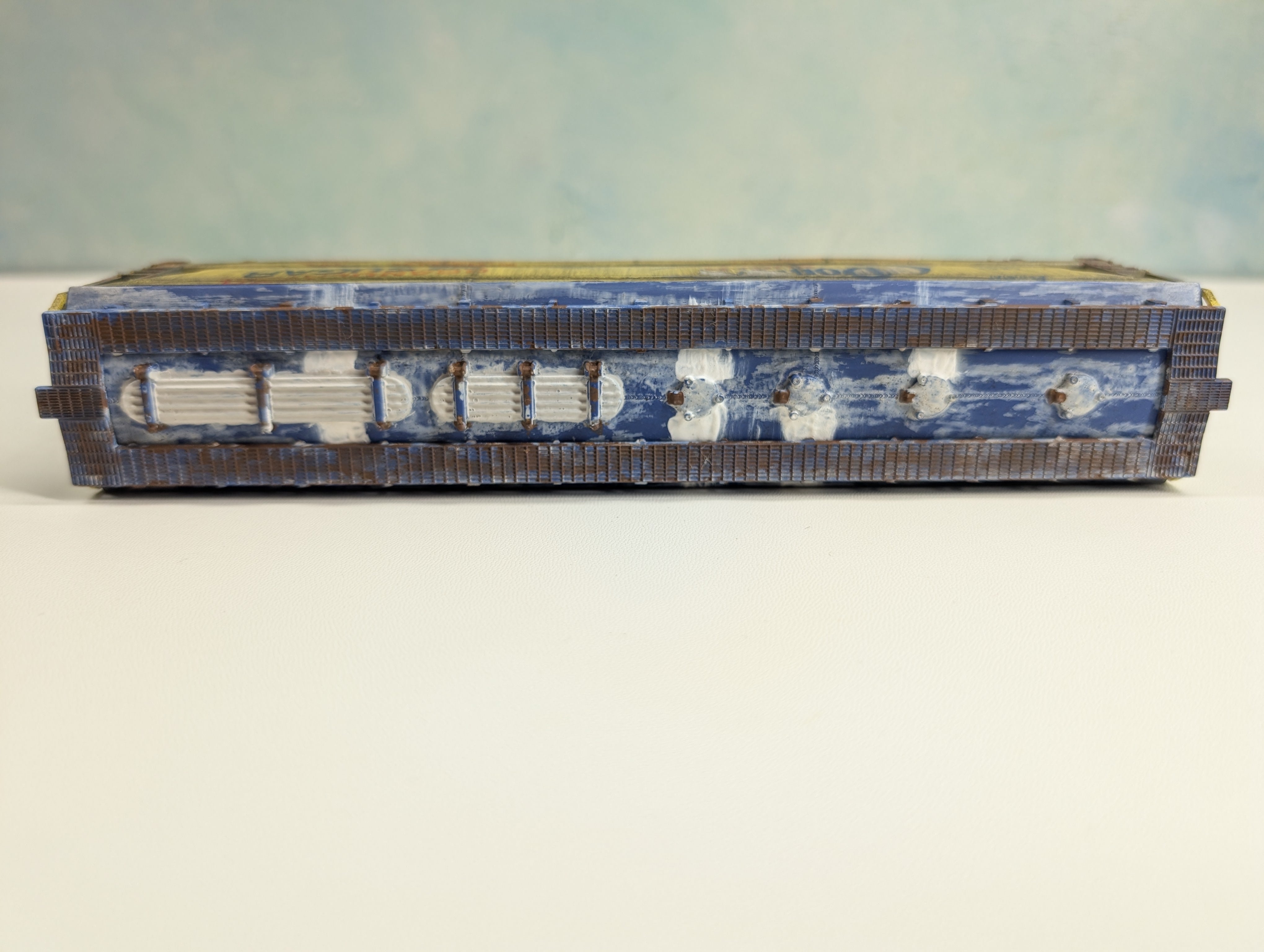 USED Tyco HO Scale ACF Covered Hopper Billboard Domino Cane Sugar ASRX #397612 Metal Wheels, Weathered