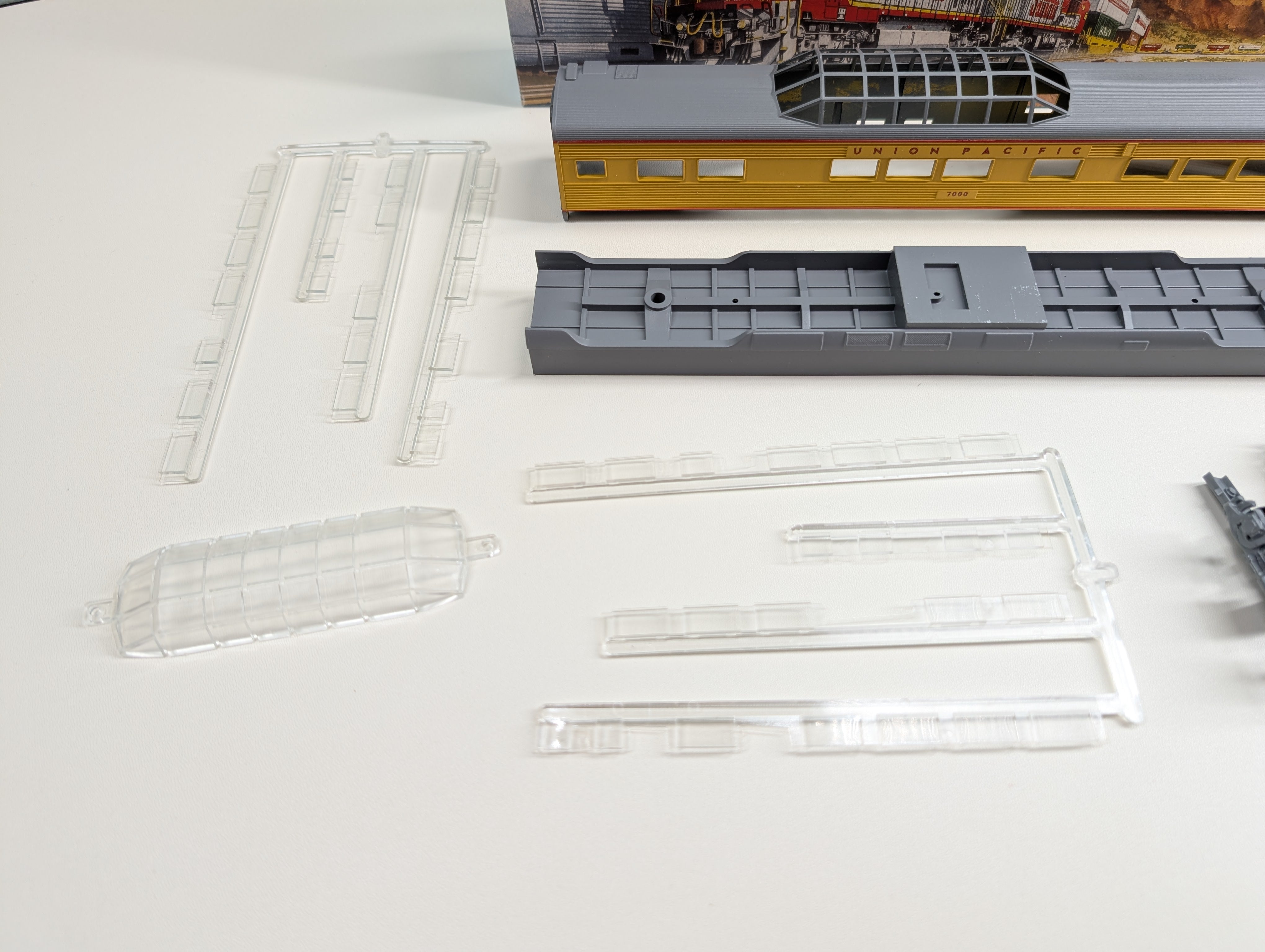 USED Athearn 2150 HO Scale SL Vista Dome Passenger Car Union Pacific #7000 KIT