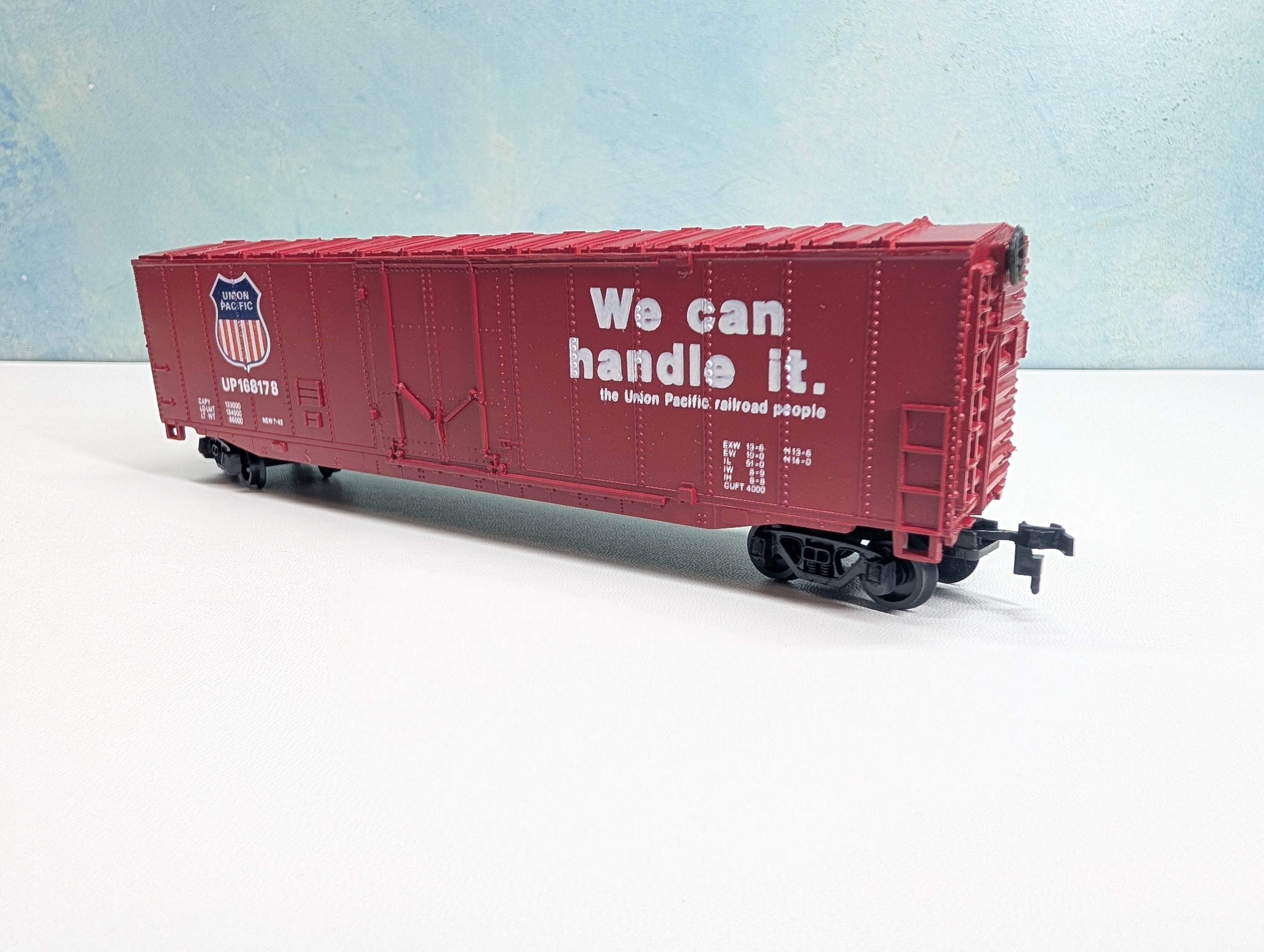 USED Bachmann HO Scale 50' Box Car Union Pacific UP #168178