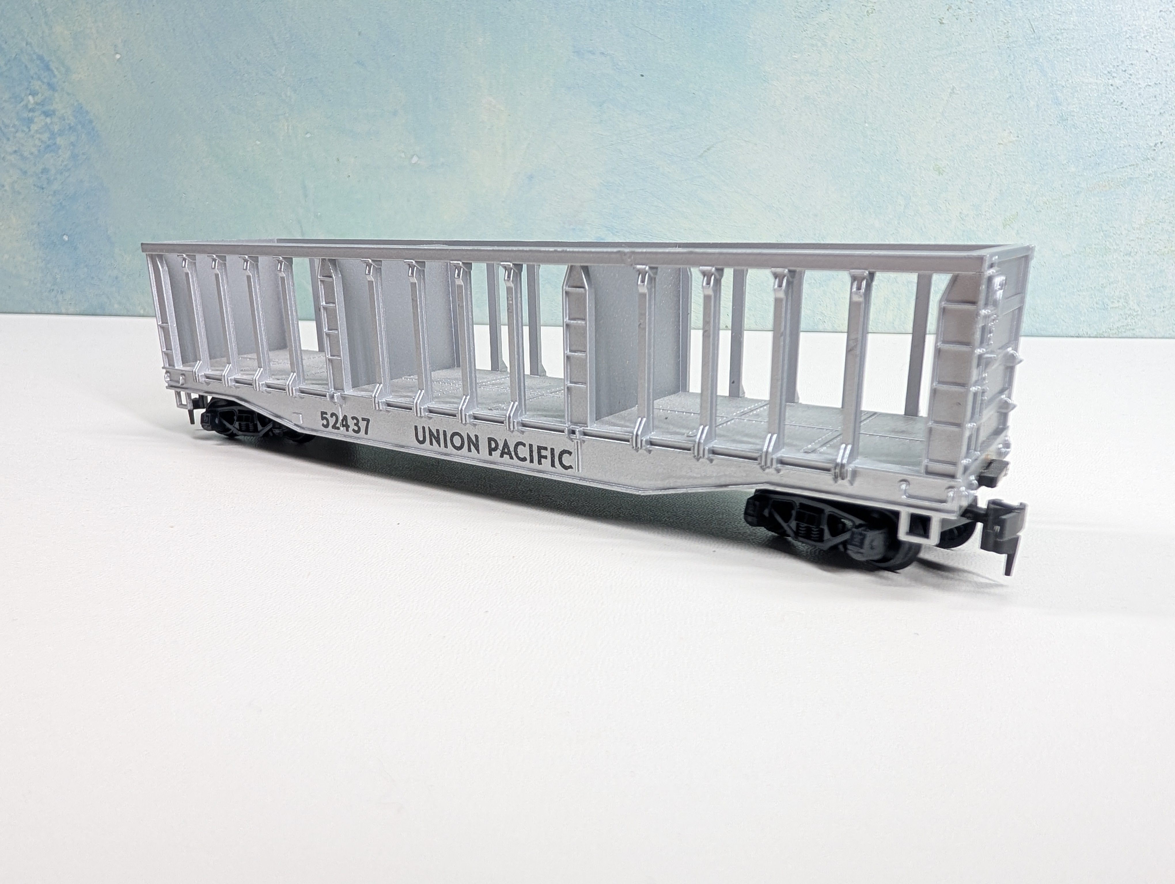 USED HO Scale Pulpwood Rack Car Union Pacific UP #25437