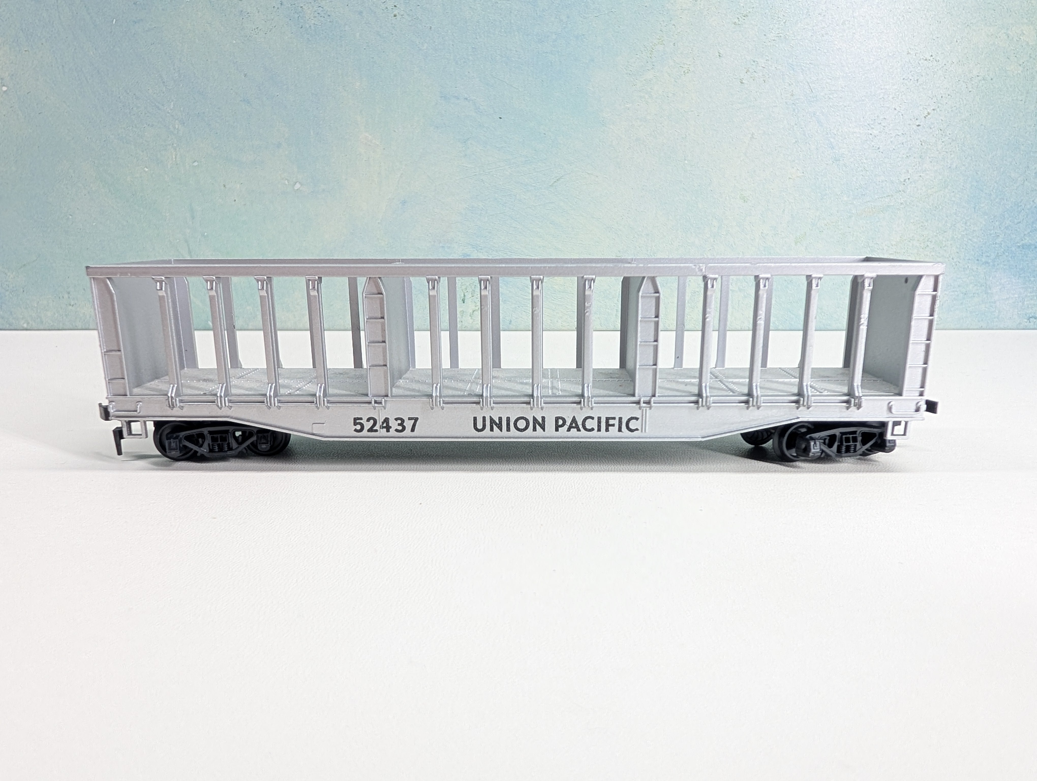 USED HO Scale Pulpwood Rack Car Union Pacific UP #25437