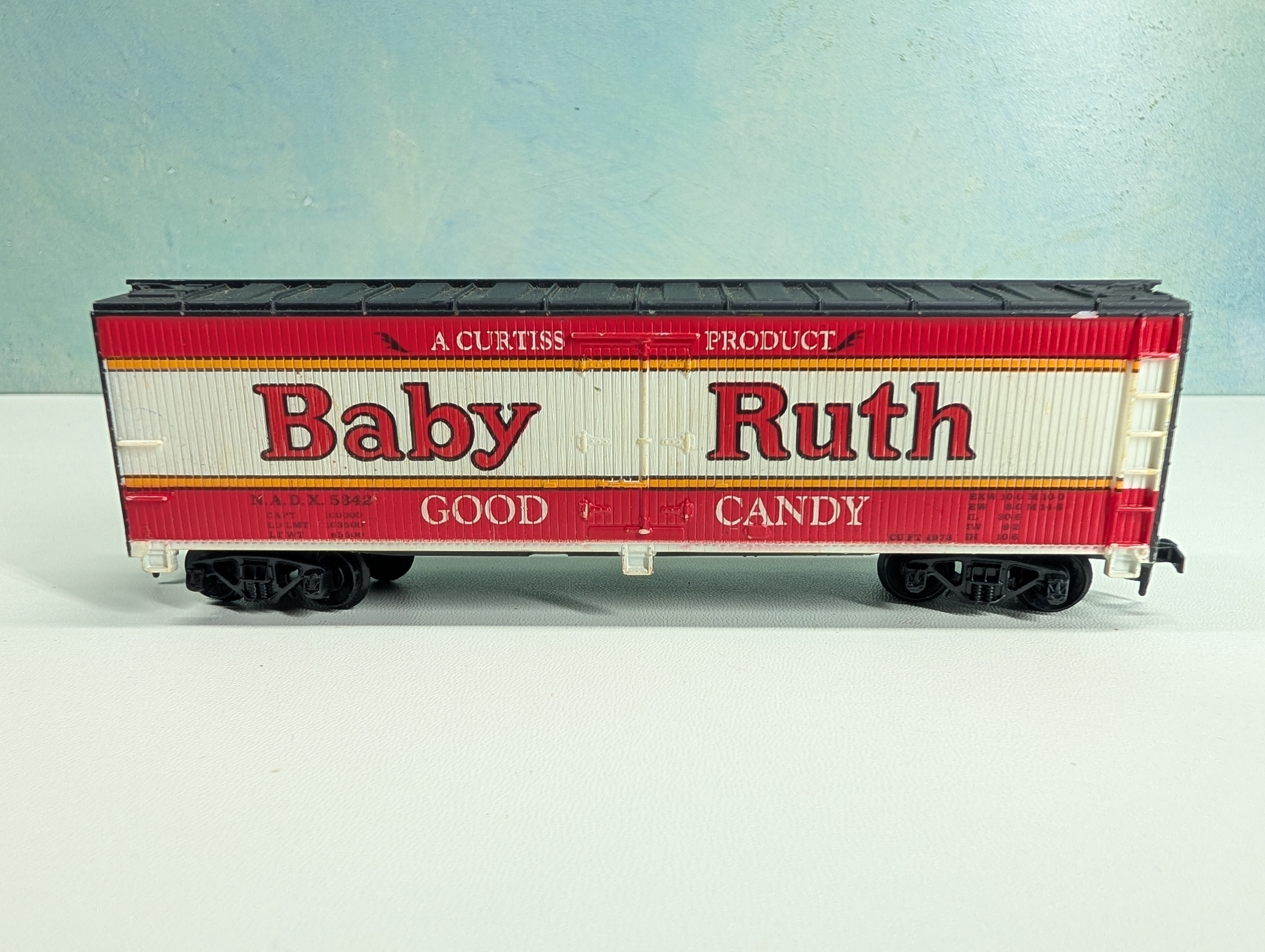 USED Tyco HO Scale Billboard Reefer Baby Ruth Good Candy NADX #5342