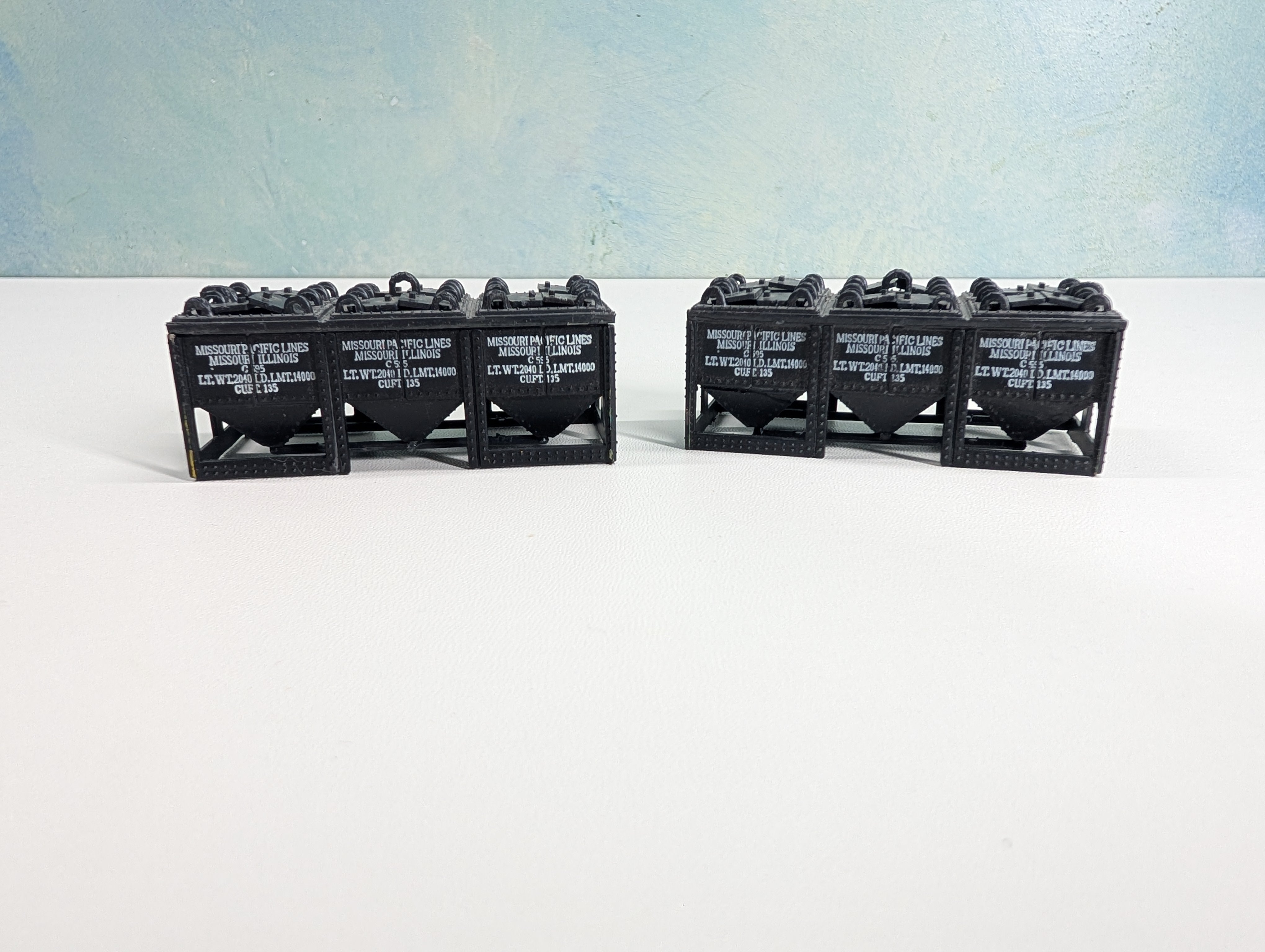 USED HO Scale Gondola Carrier Loads Missouri Pacific Lines