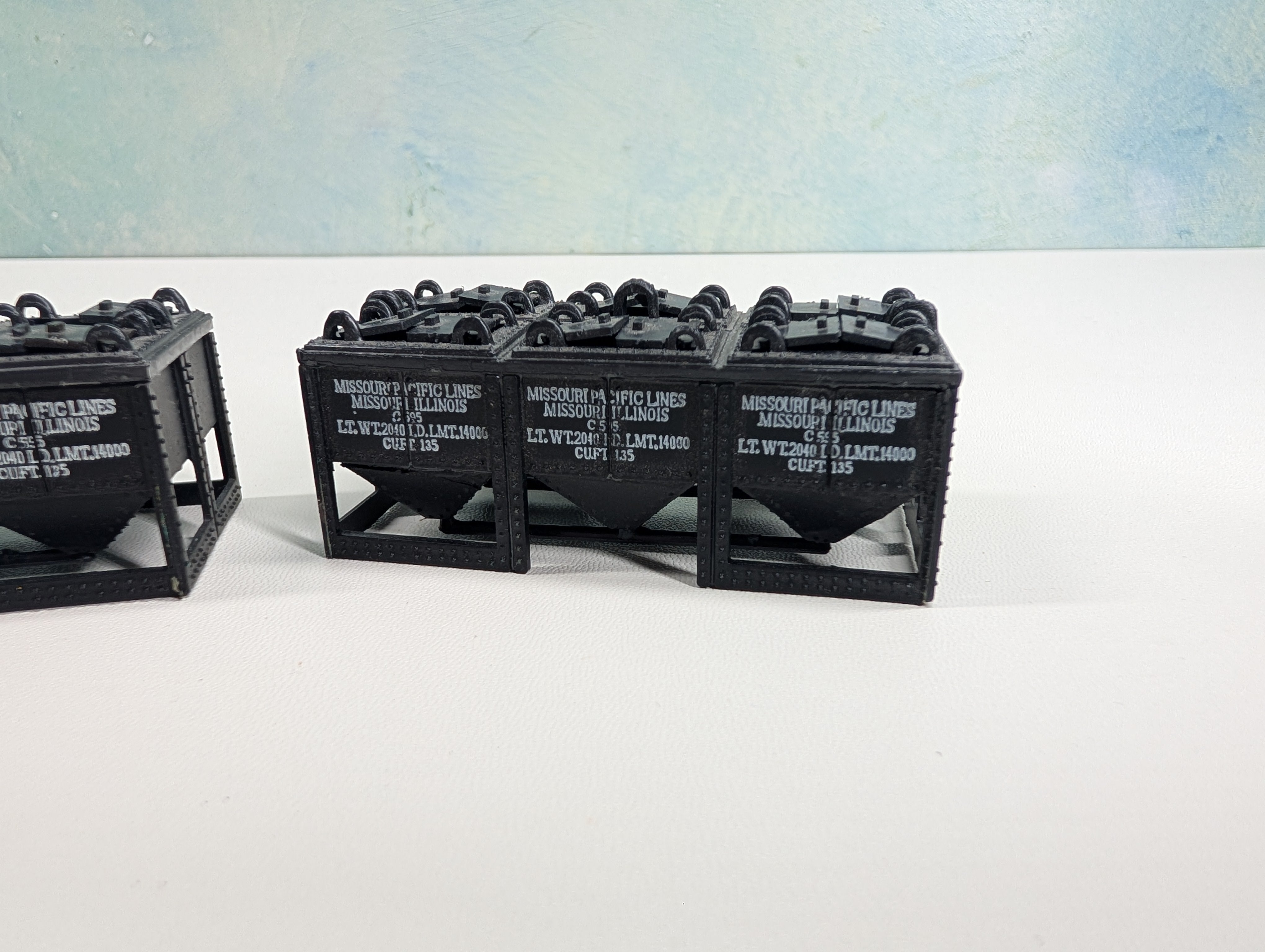 USED HO Scale Gondola Carrier Loads Missouri Pacific Lines