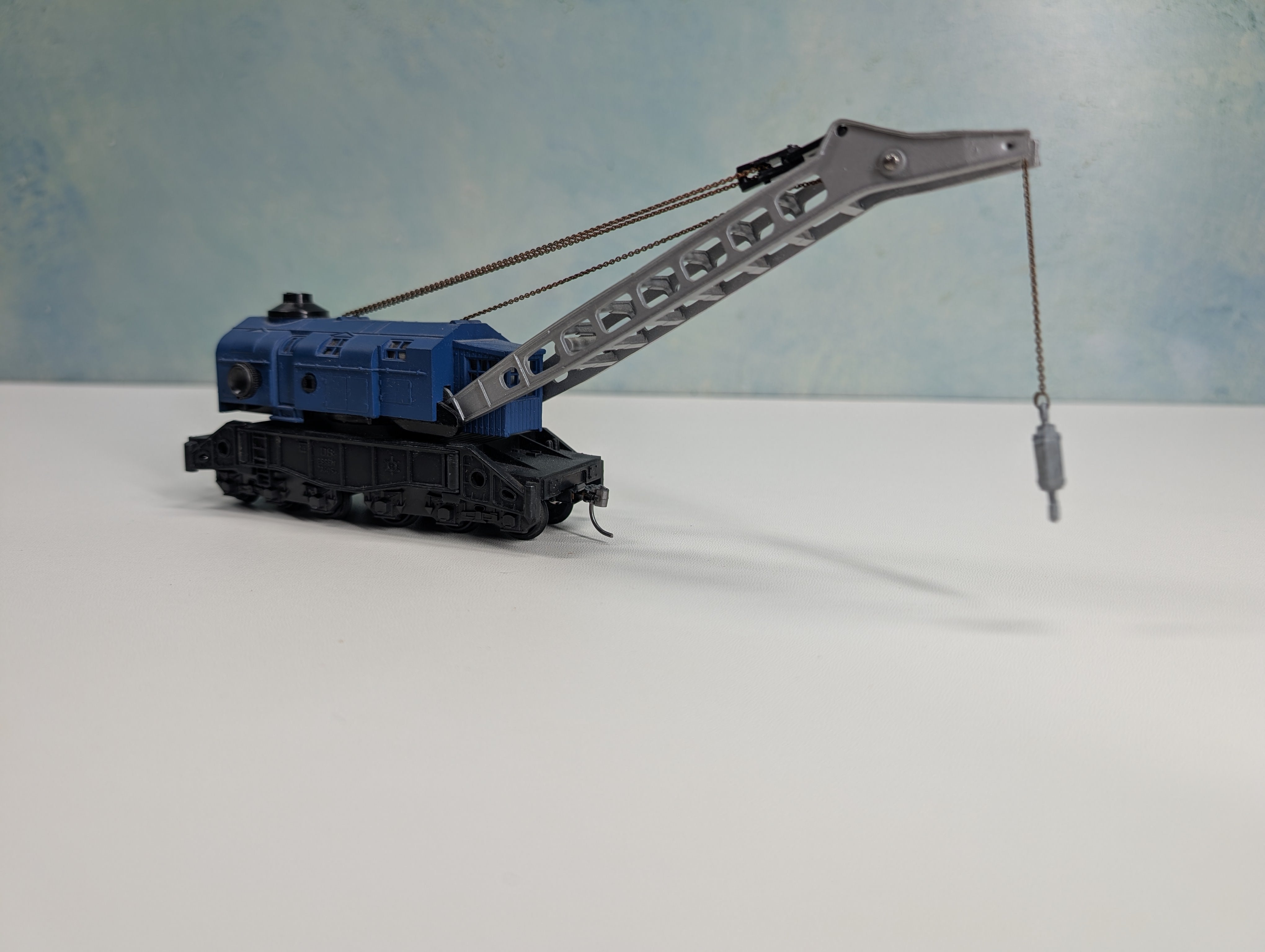USED Liliput HO Scale Wrecking Crane #734054