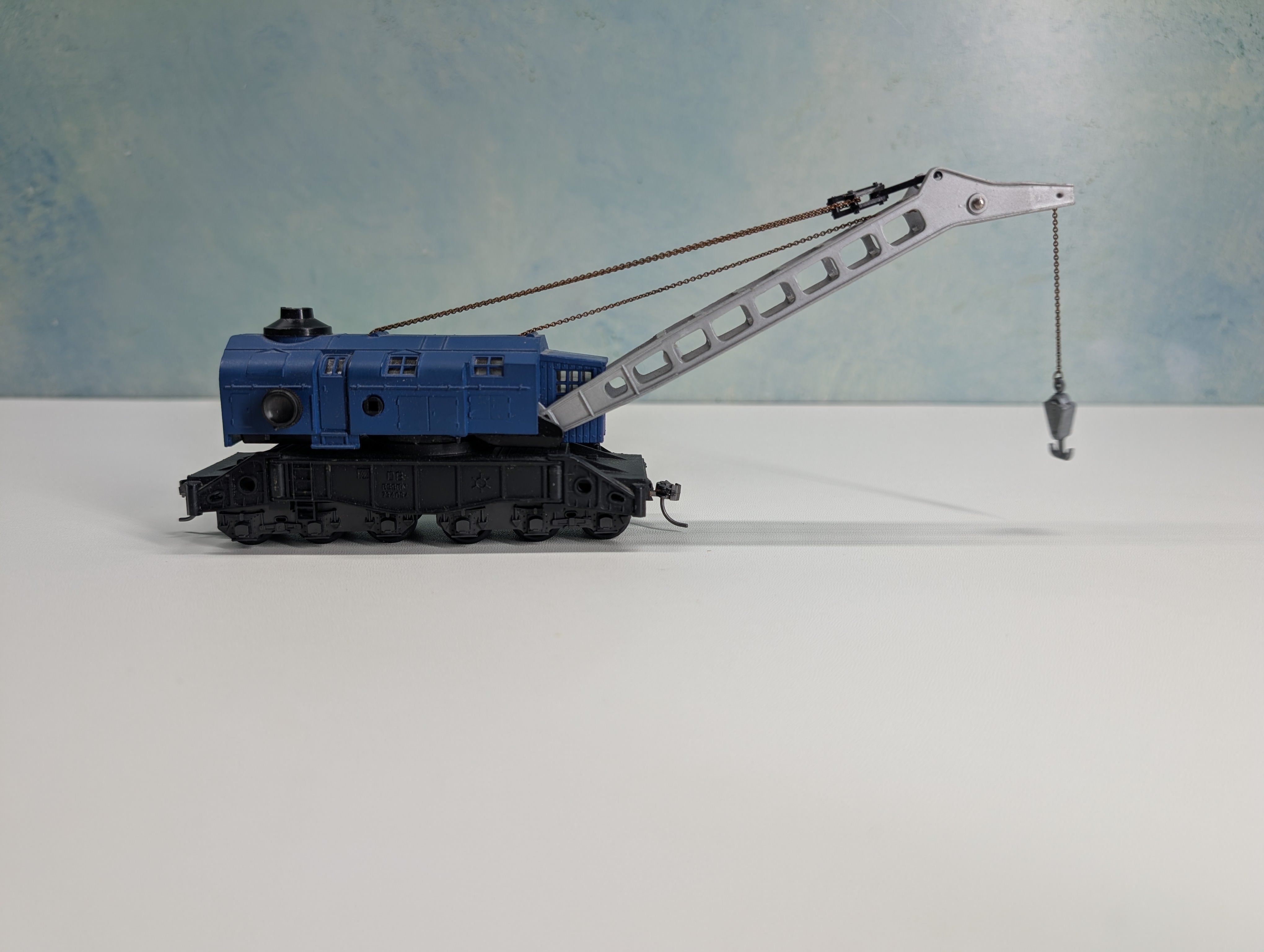 USED Liliput HO Scale Wrecking Crane #734054