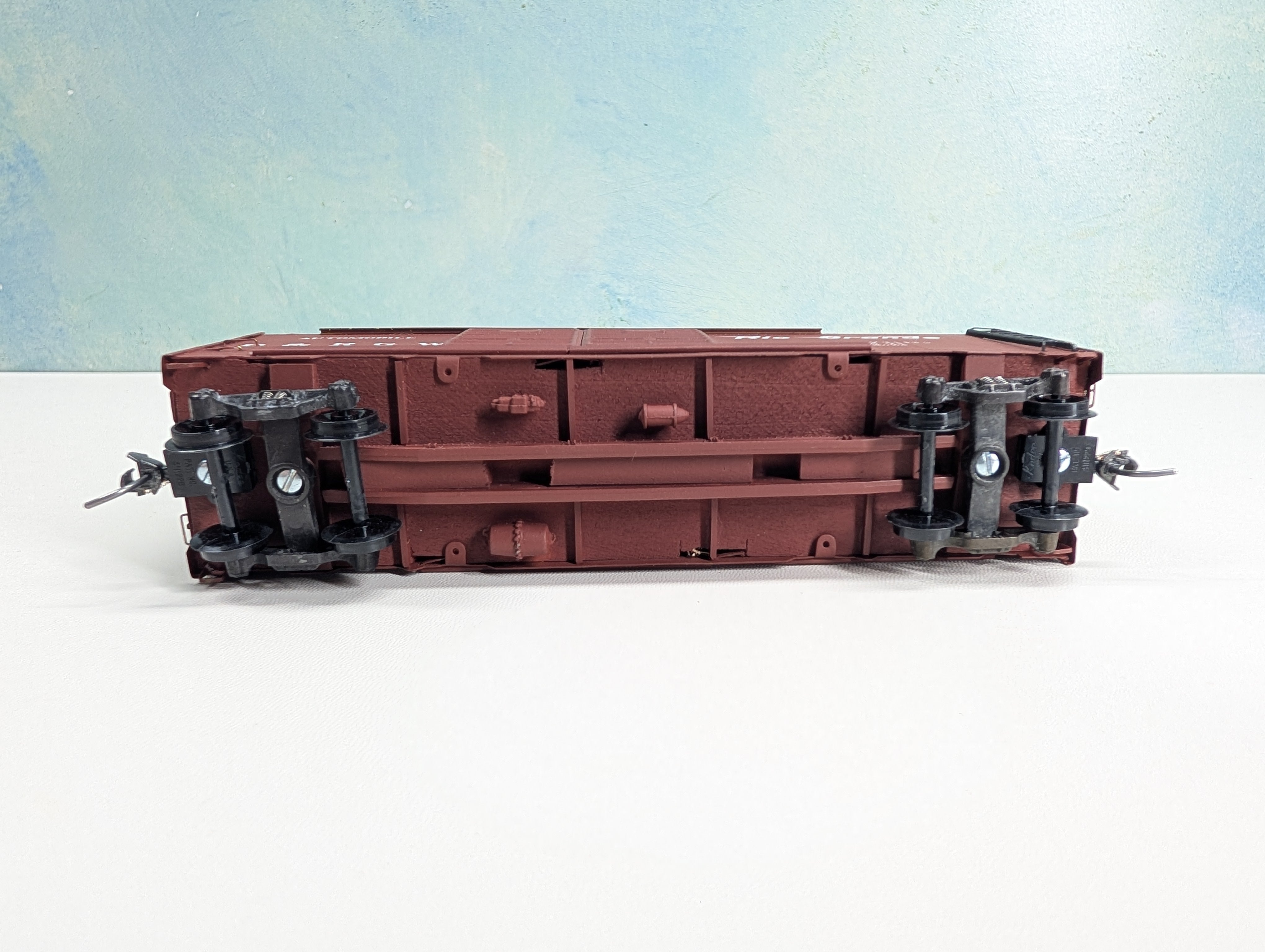 USED HO Scale 40' Box Car (Built Wood/Metal Kit) Rio Grande D&RGW #69542