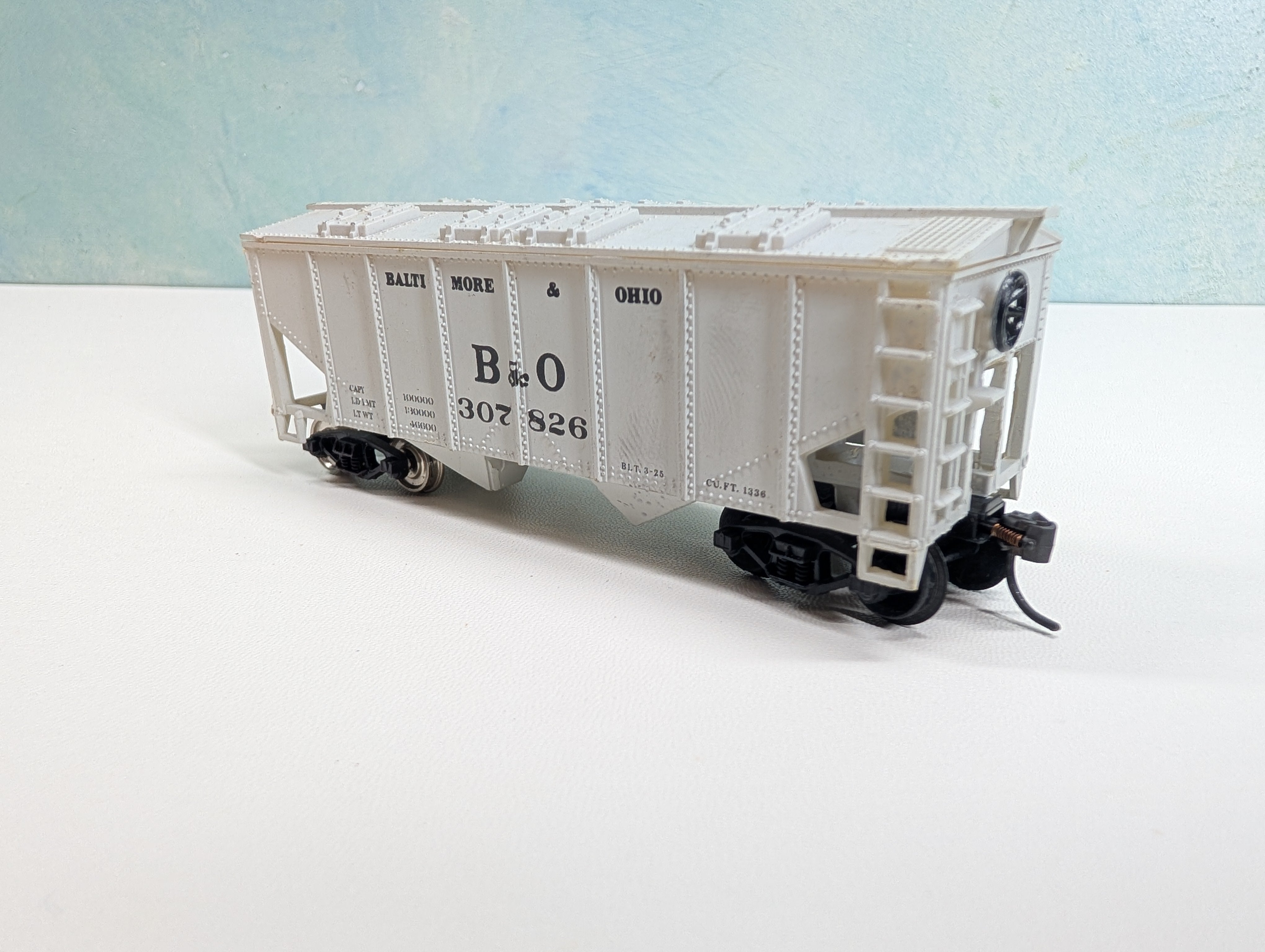 USED HO Scale Covered Hopper Baltimore and Ohio B&O #307826