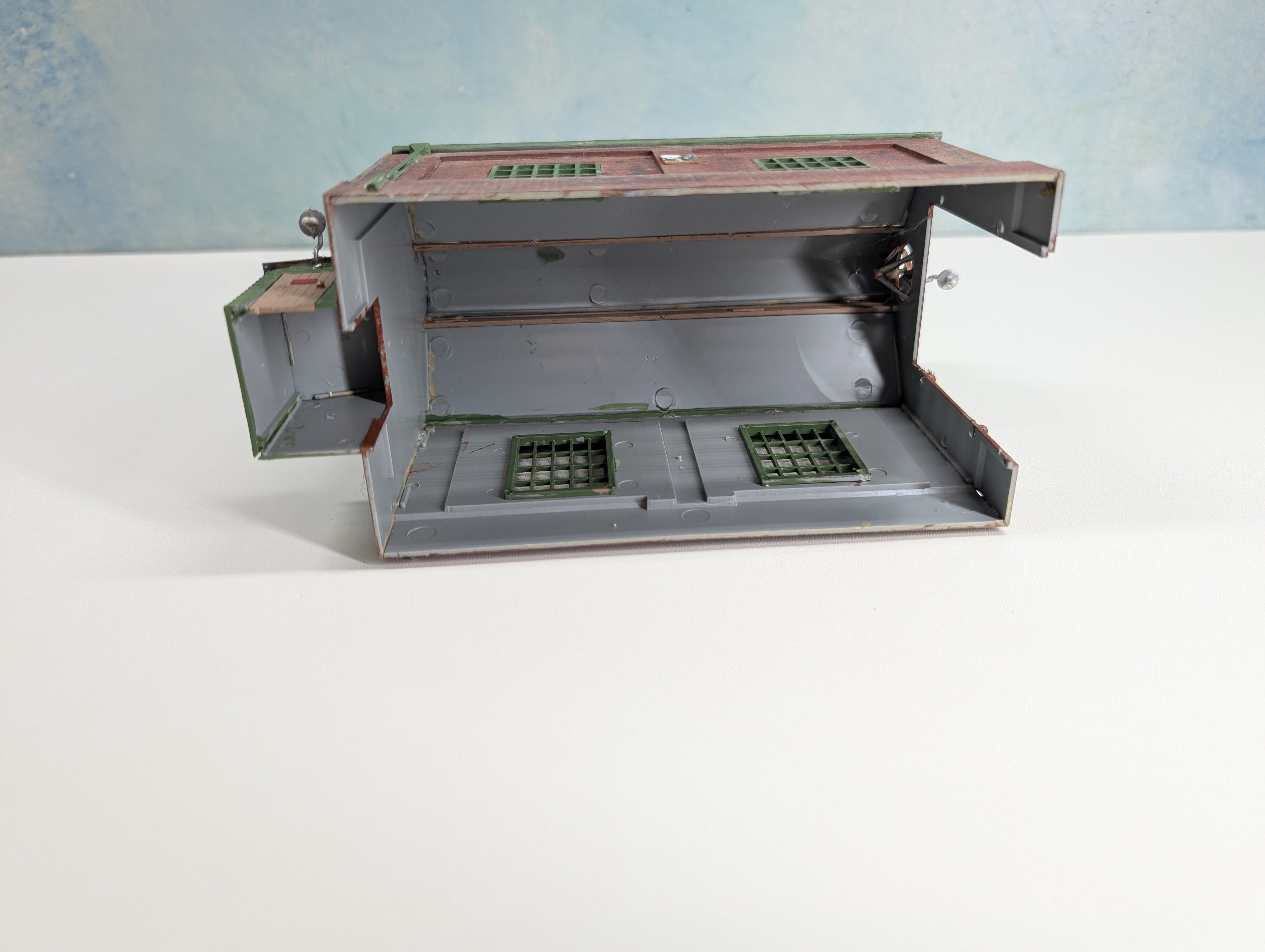 USED HO Scale Abandoned Warehouse