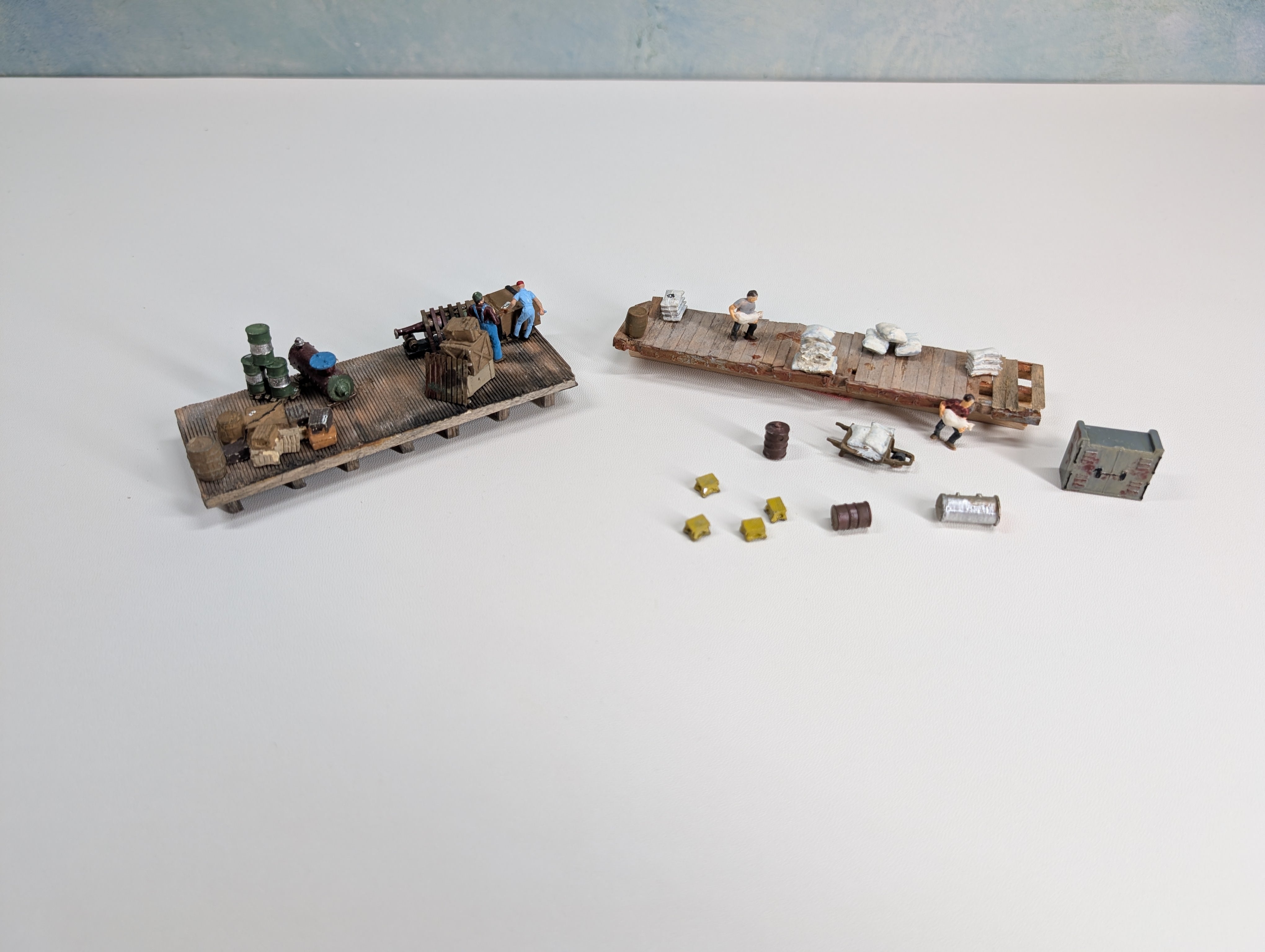 USED HO Scale Trackside Structures w/ Details, Custom